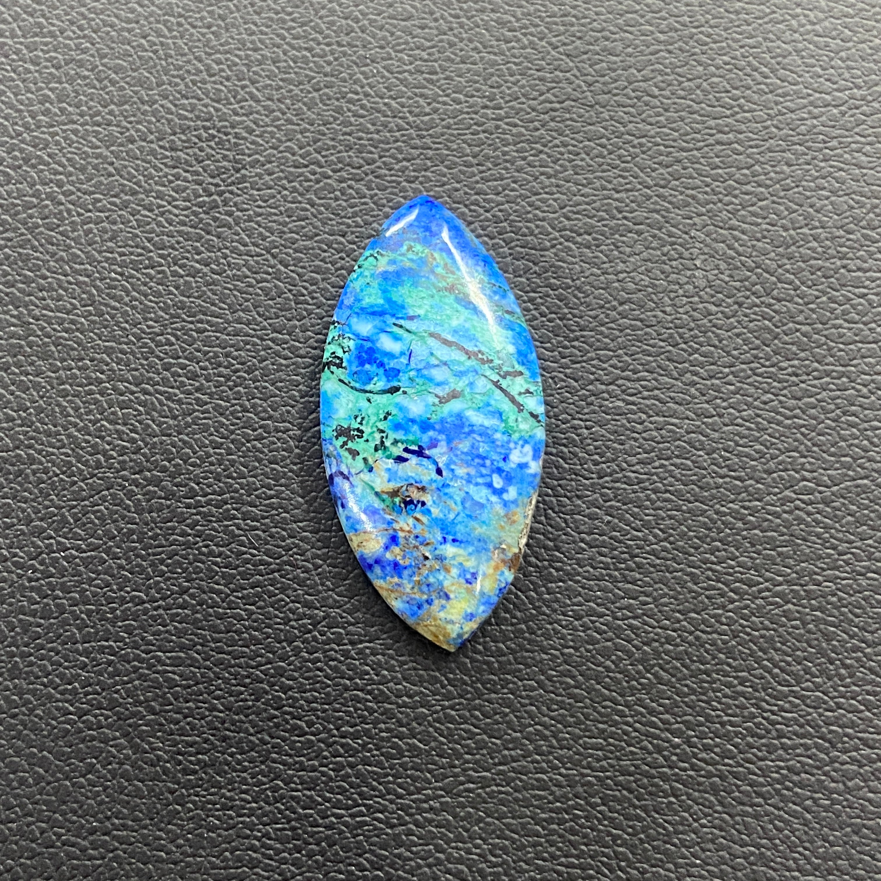 Rare outlet Collection Of Very Rare & Gorgeous Azurite Very High Quality Cabochon,Natural Loose Gemstone 107Cts 43x30x7MM #MU-3668