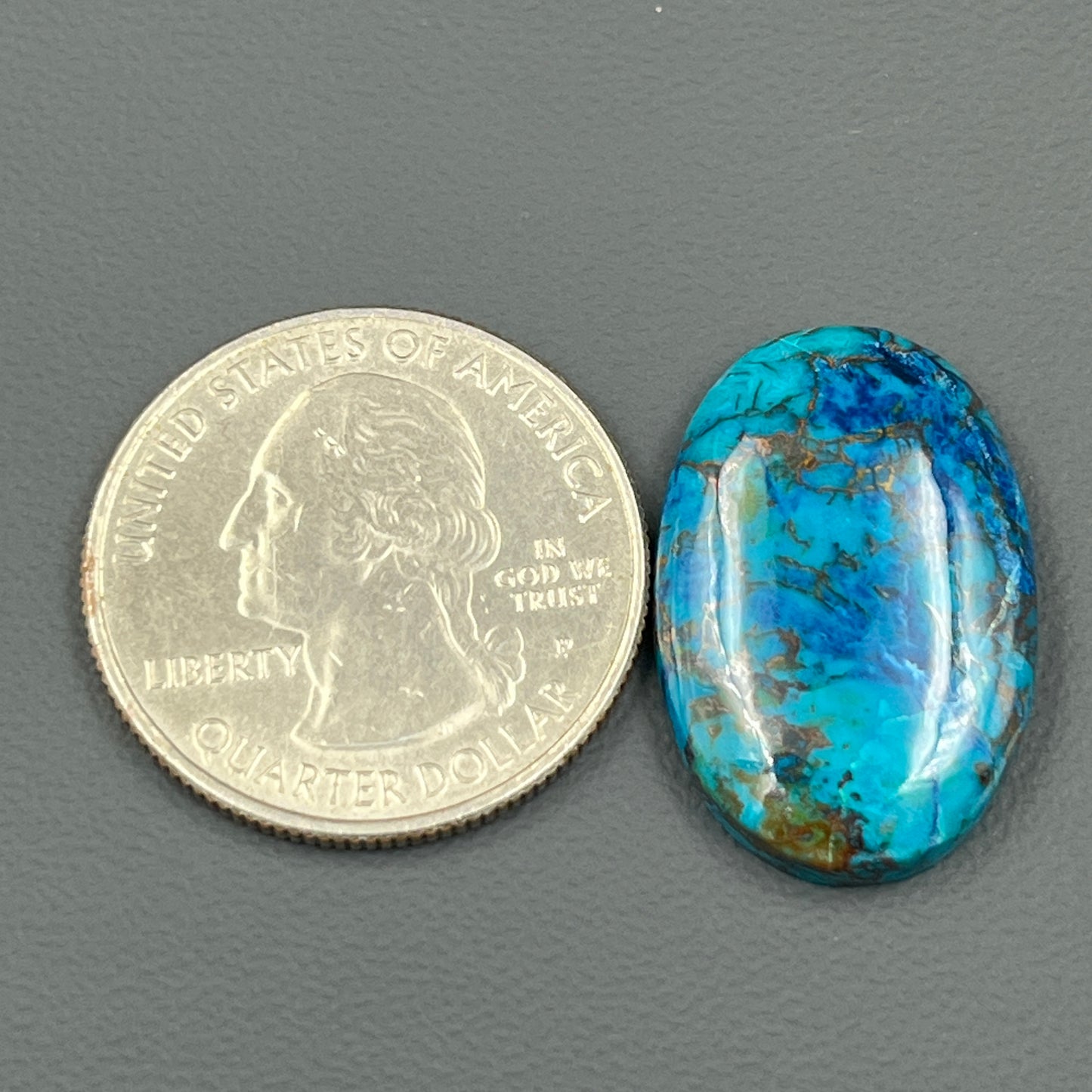 Top Quality Azurite Cabochon - Oval