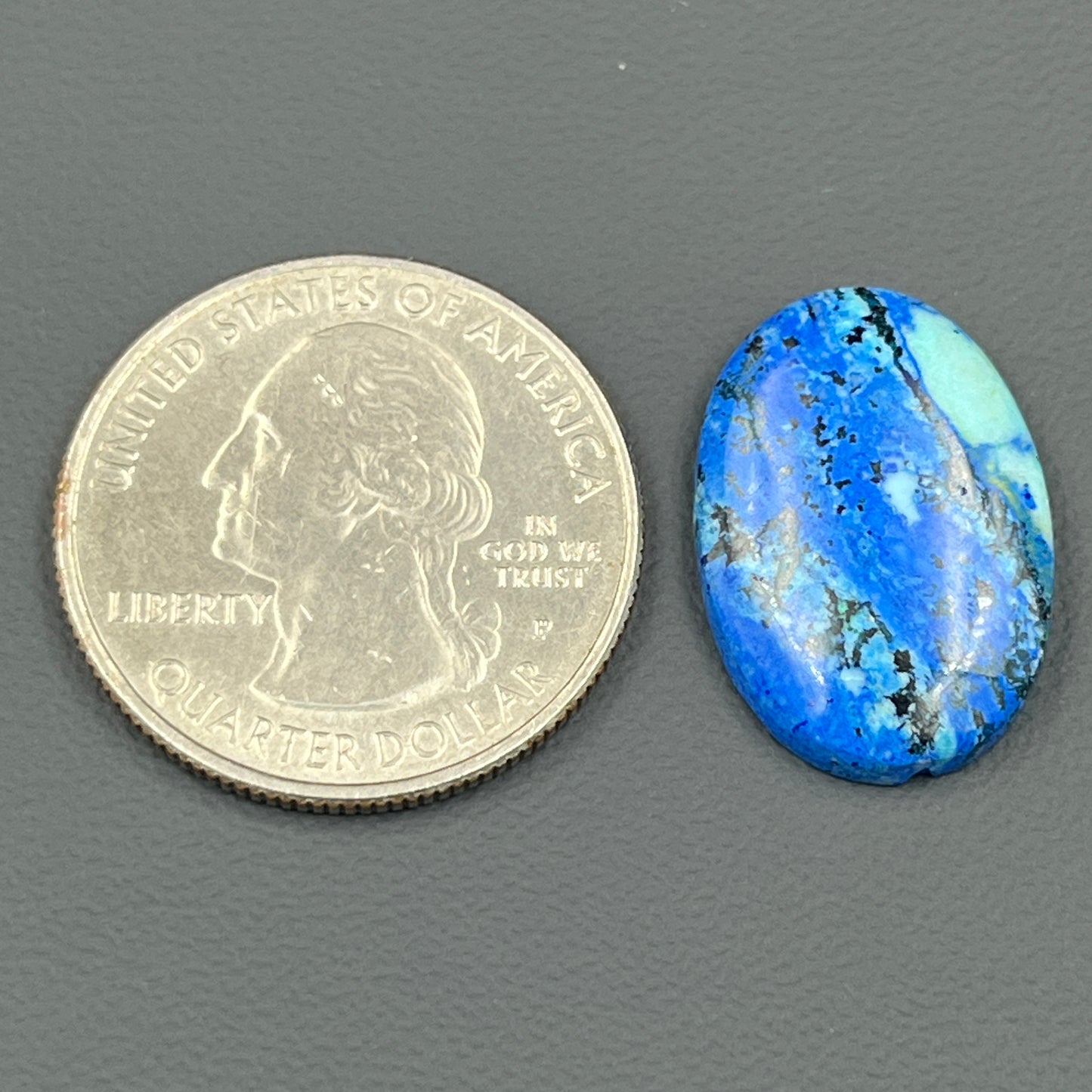 Top Quality Azurite Cabochon - Oval