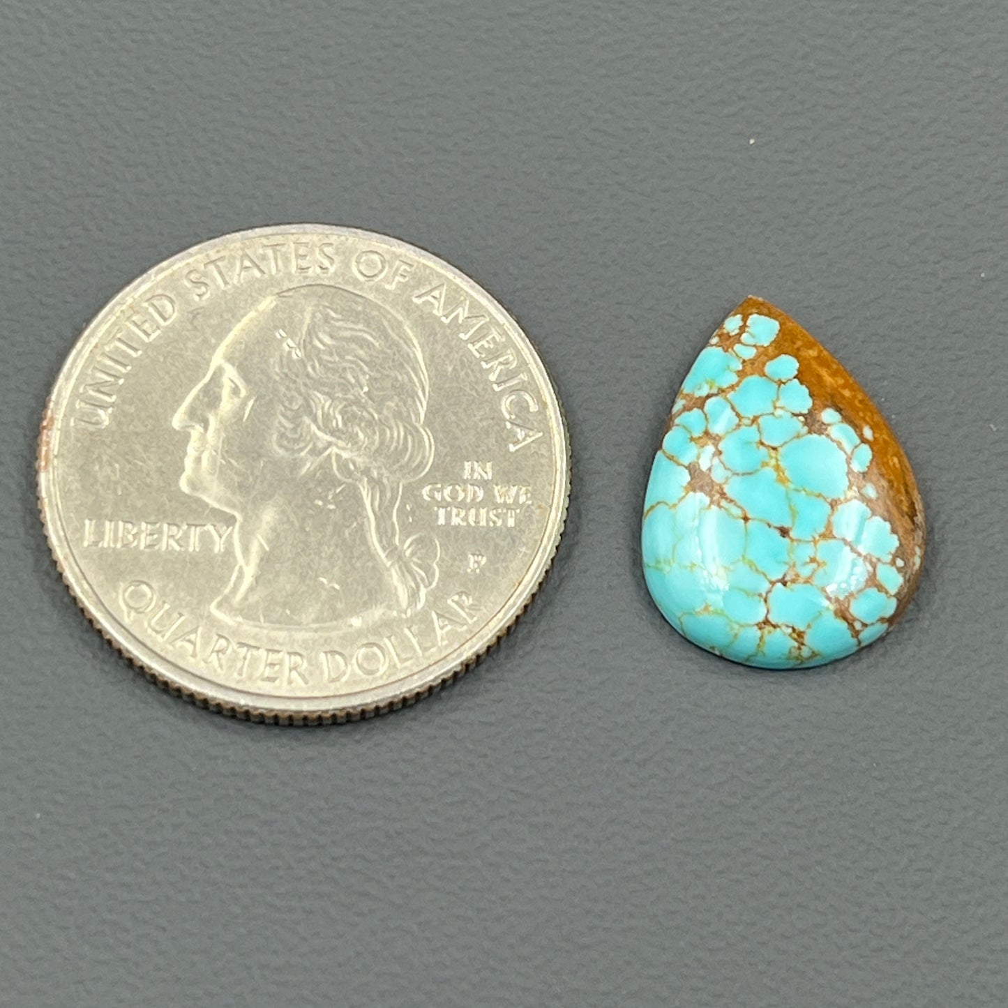 Number #8 Turquoise - Teardrop