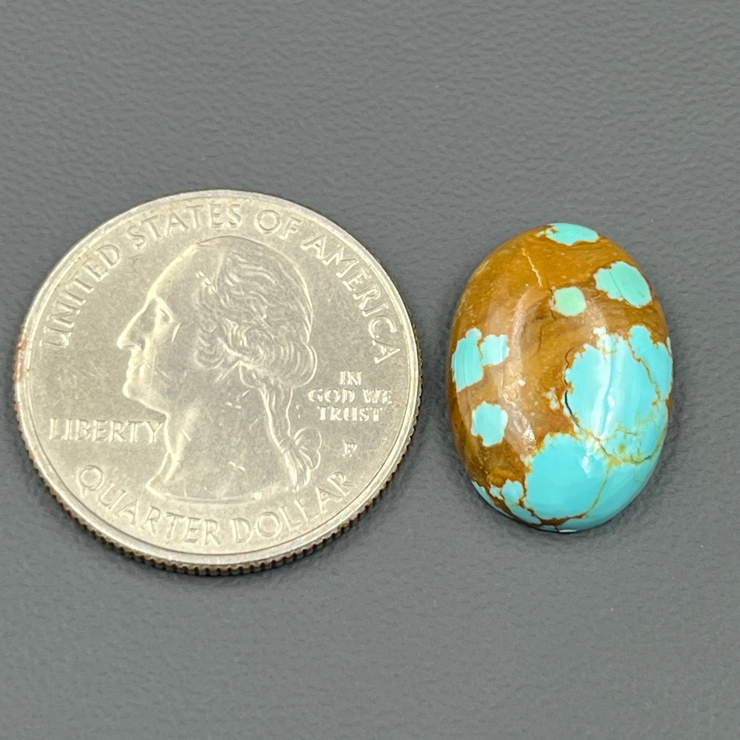 Number #8 Turquoise - Oval