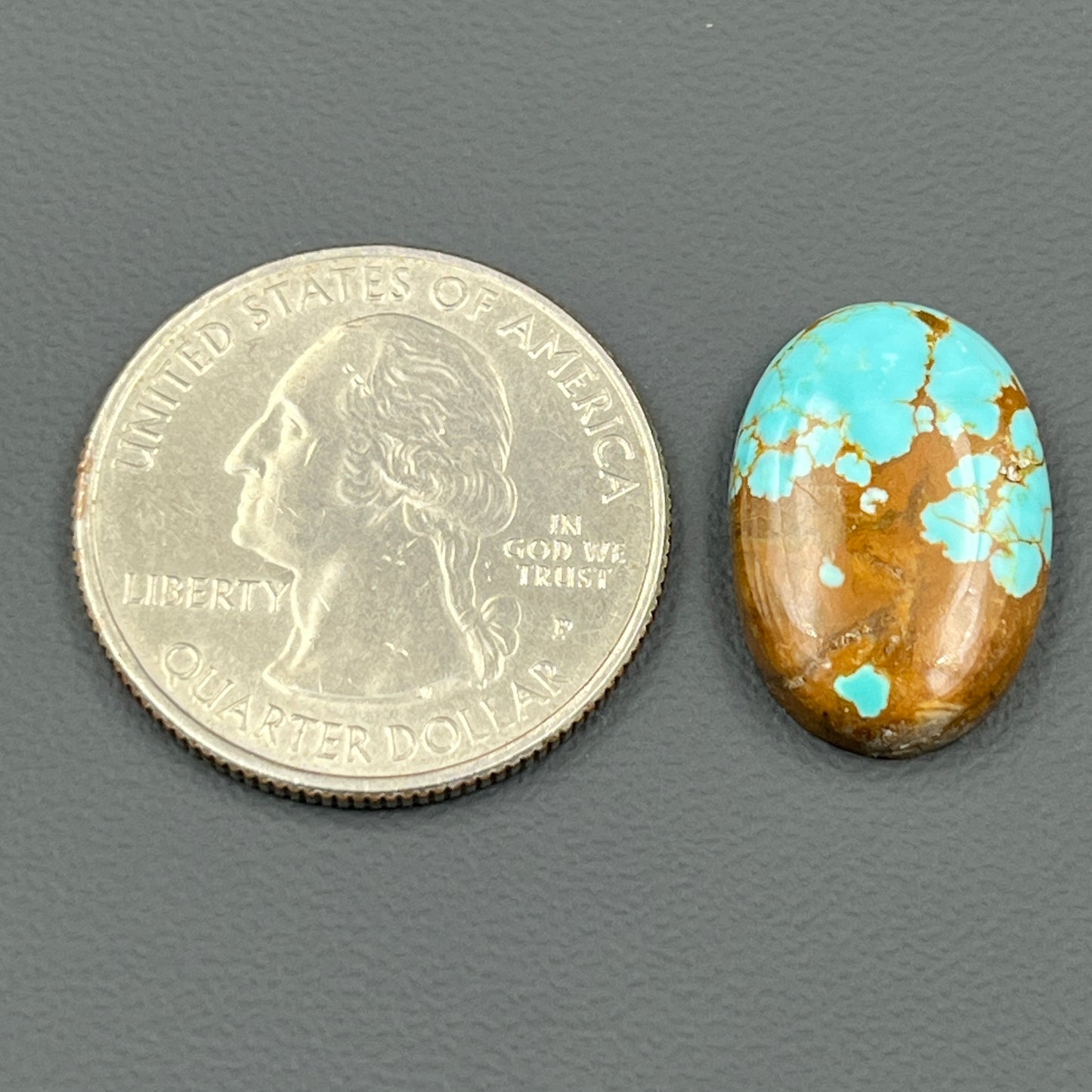 Number #8 Turquoise - Oval