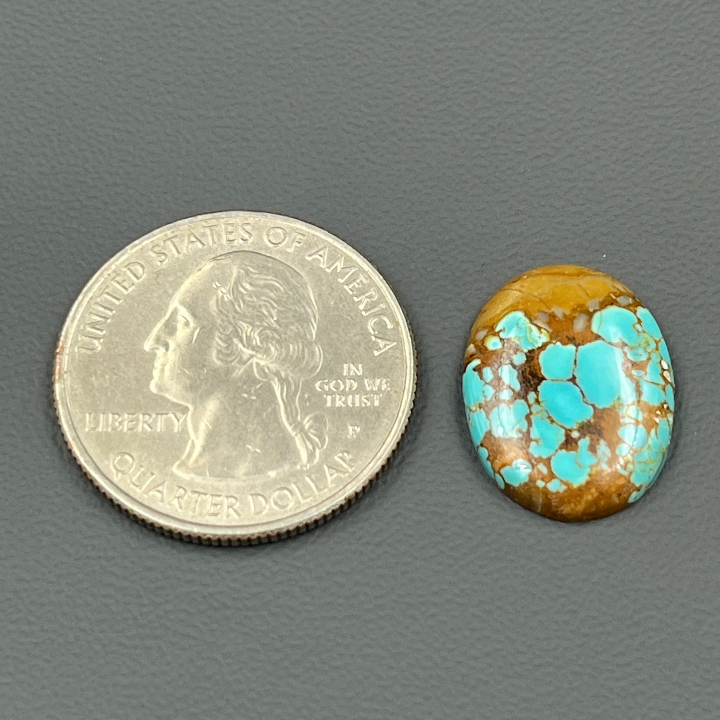 Number #8 Turquoise - Oval