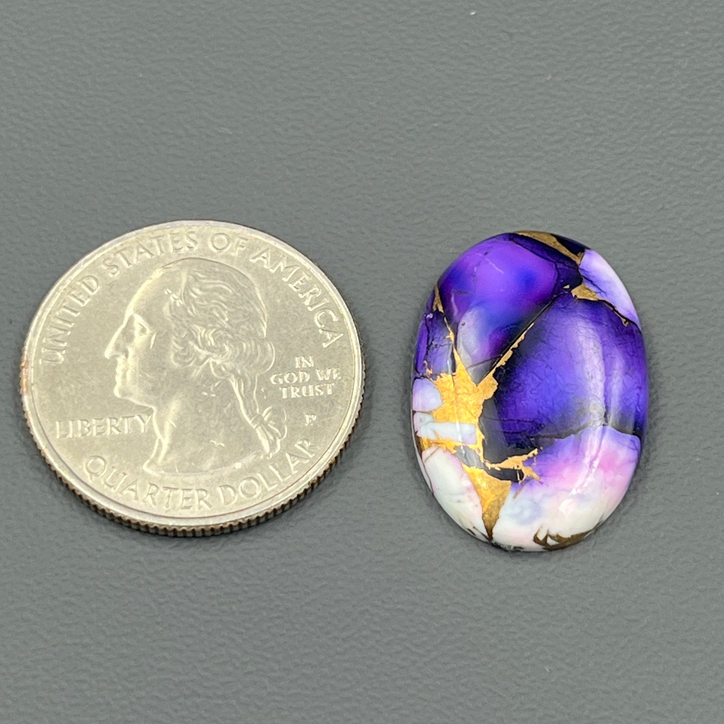 Kingman Purple Rose Dahlia - Loose Cab - Oval
