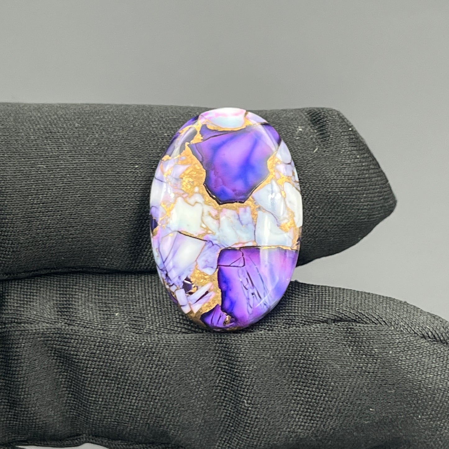 Kingman Purple Rose Dahlia - Loose Cab - Oval