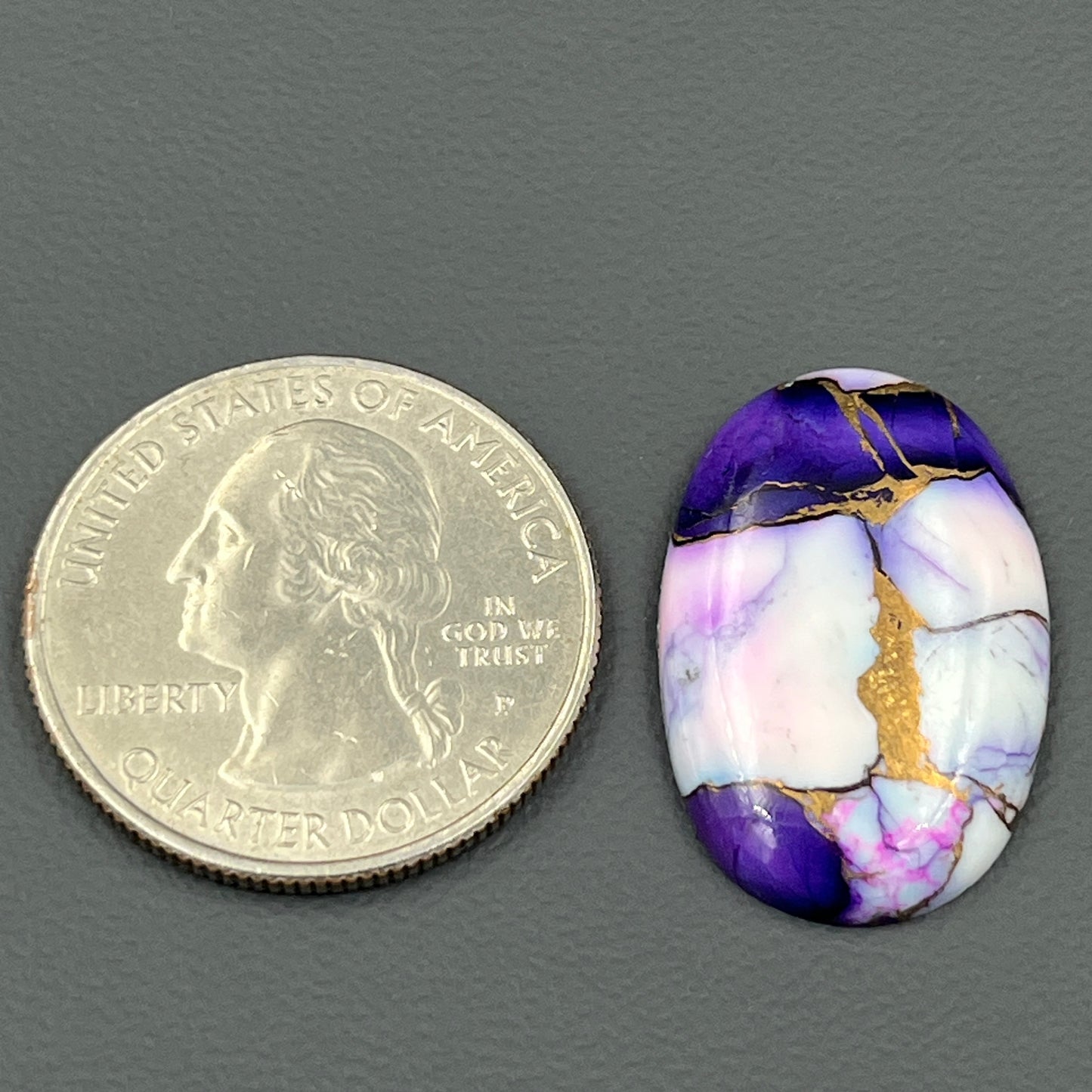 Kingman Purple Rose Dahlia - Loose Cab - Oval