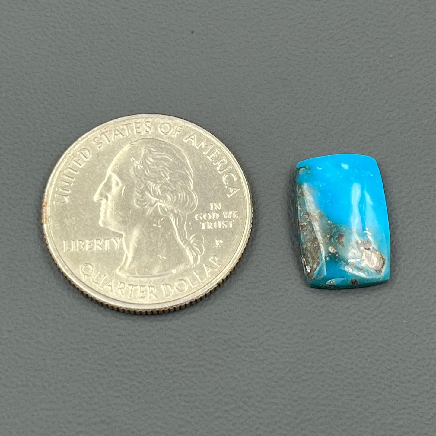 Blue Moon Turquoise Cabochon - Rectangle