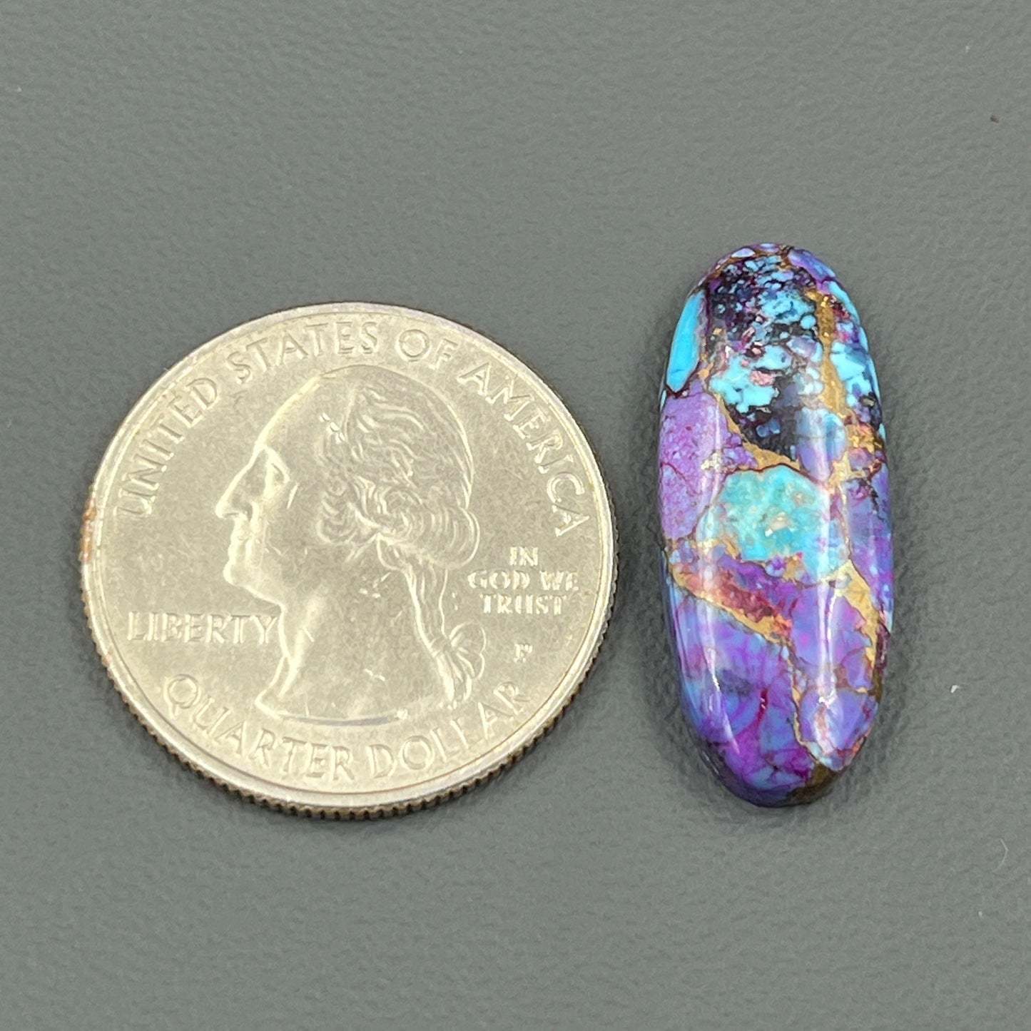 Kingman Purple Turquoise Mohave- Loose Cab - Oval