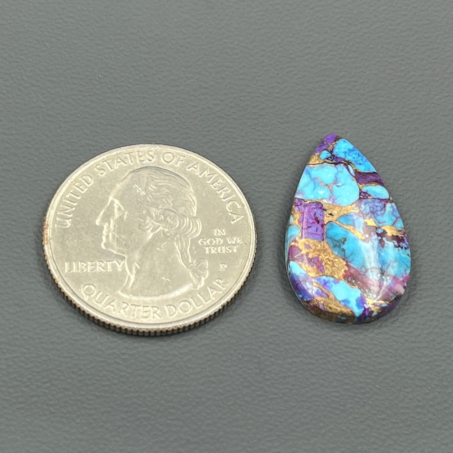 Kingman Purple Turquoise Mohave- Loose Cab - Teardrop