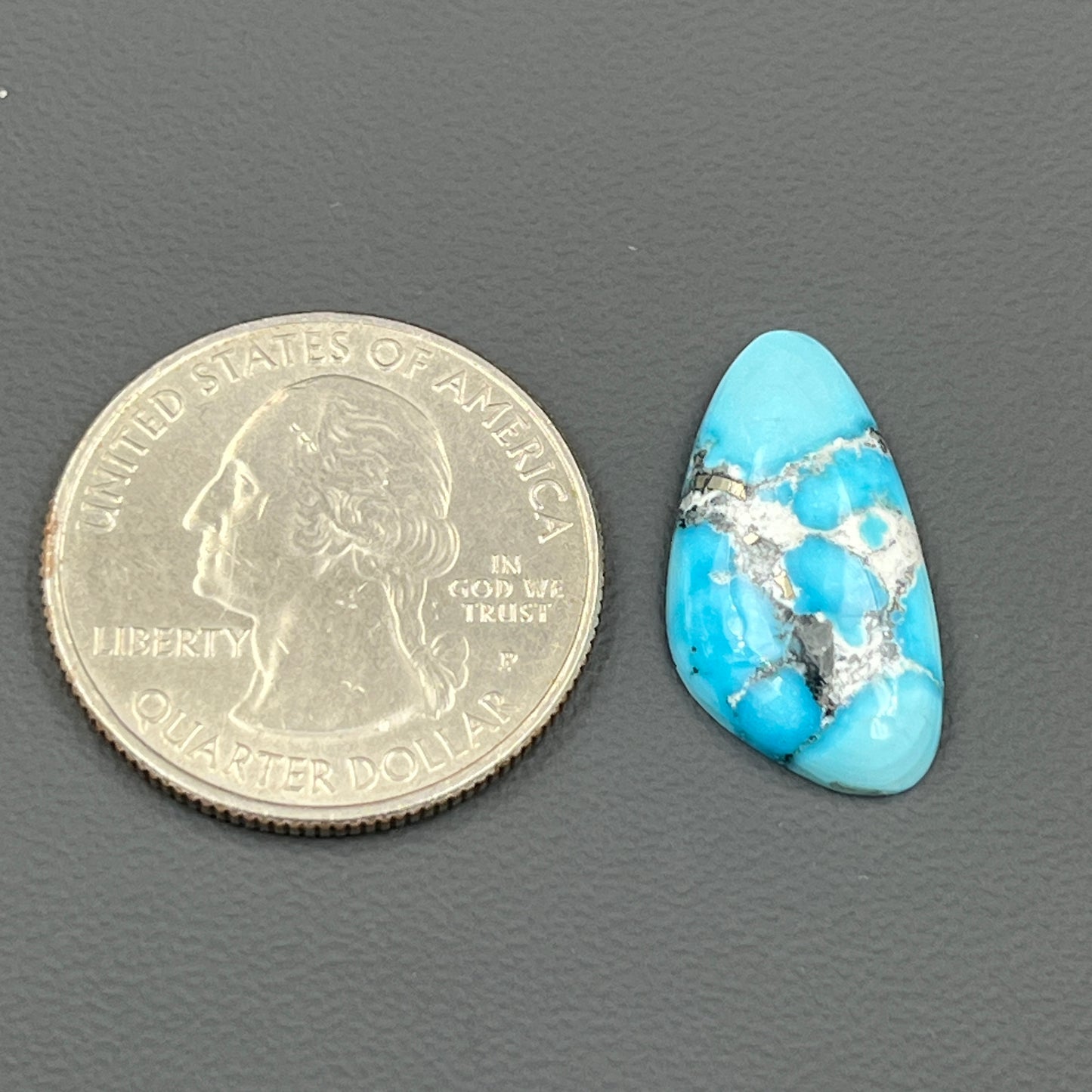 Blue Bird Turquoise Cabochon - Tumble