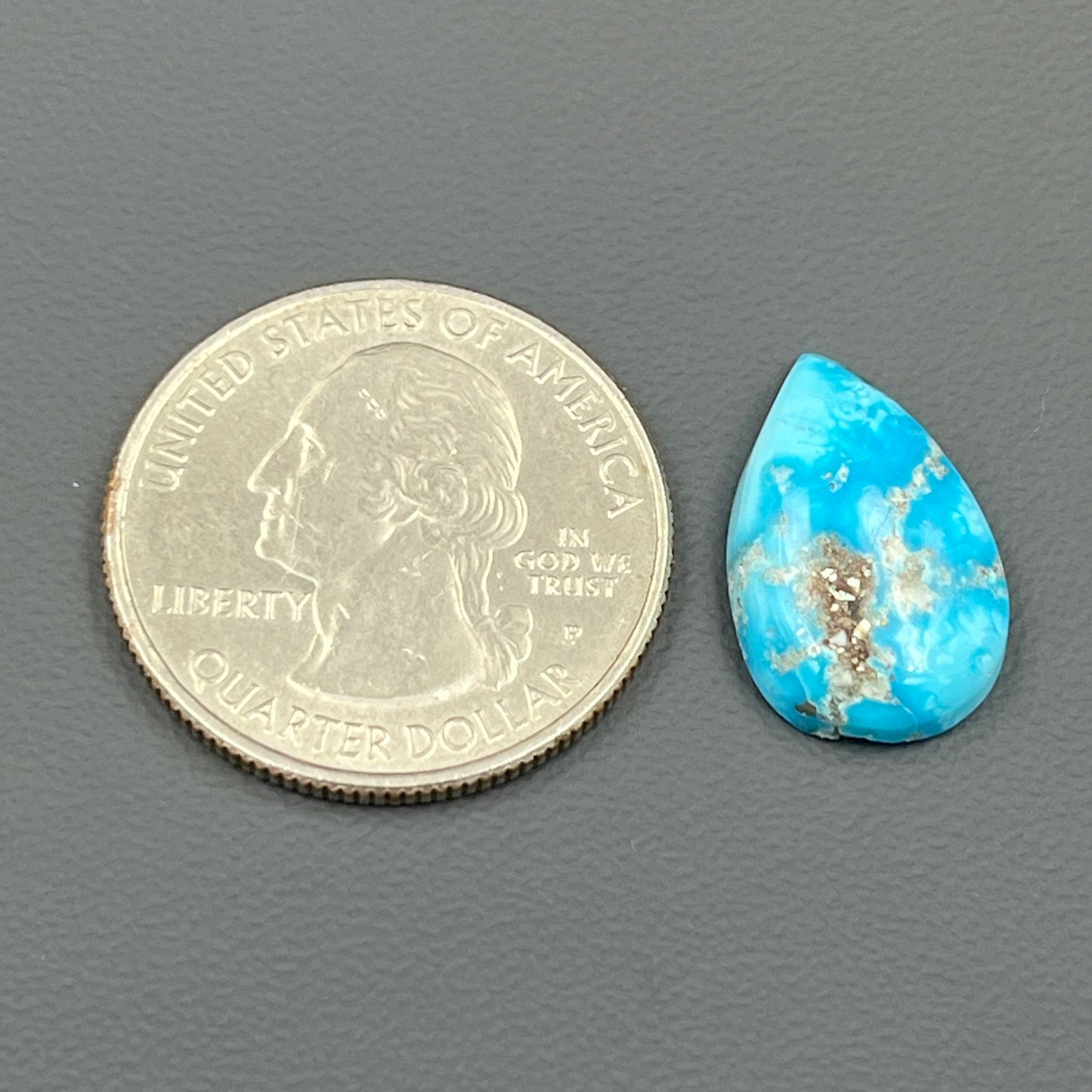Blue Bird Turquoise Cabochon - Teardrop