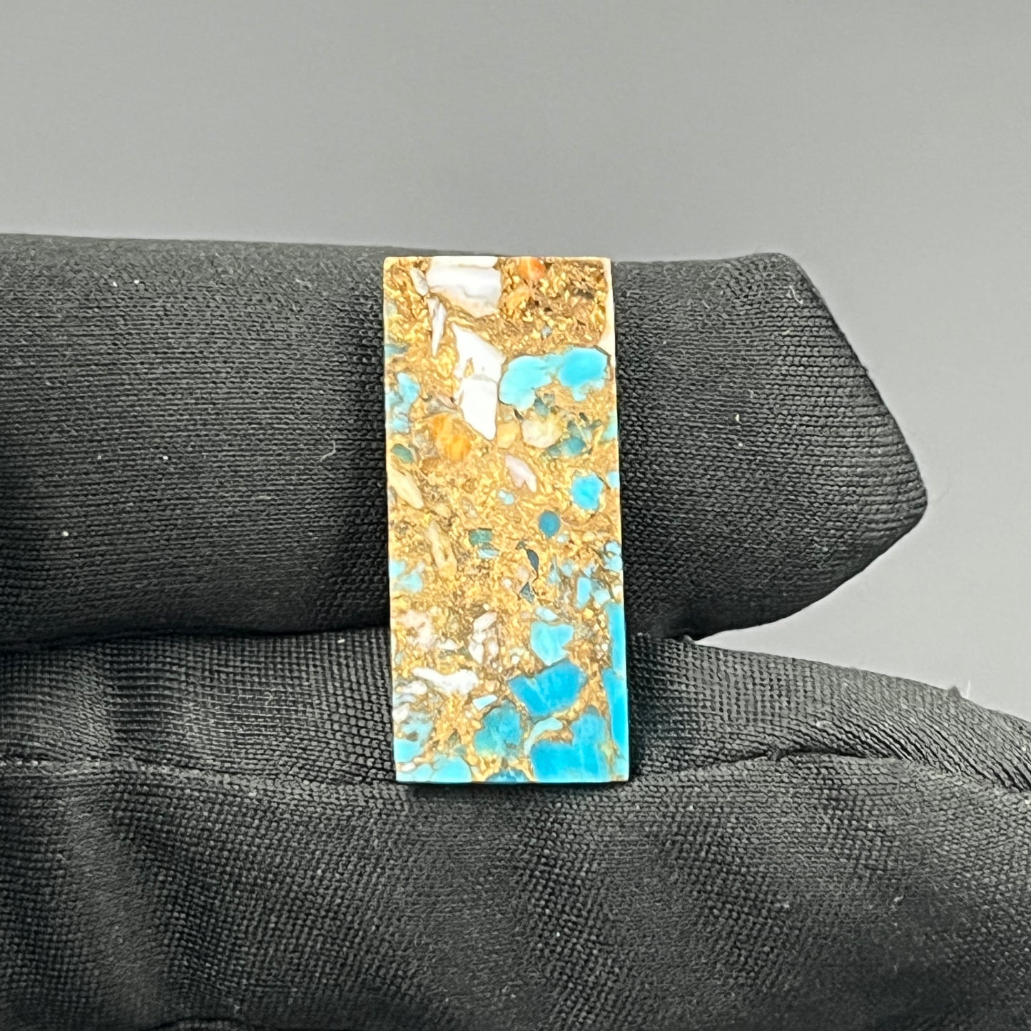 Kingman Spiny Oyster Turquoise - Loose Cab - Baguette