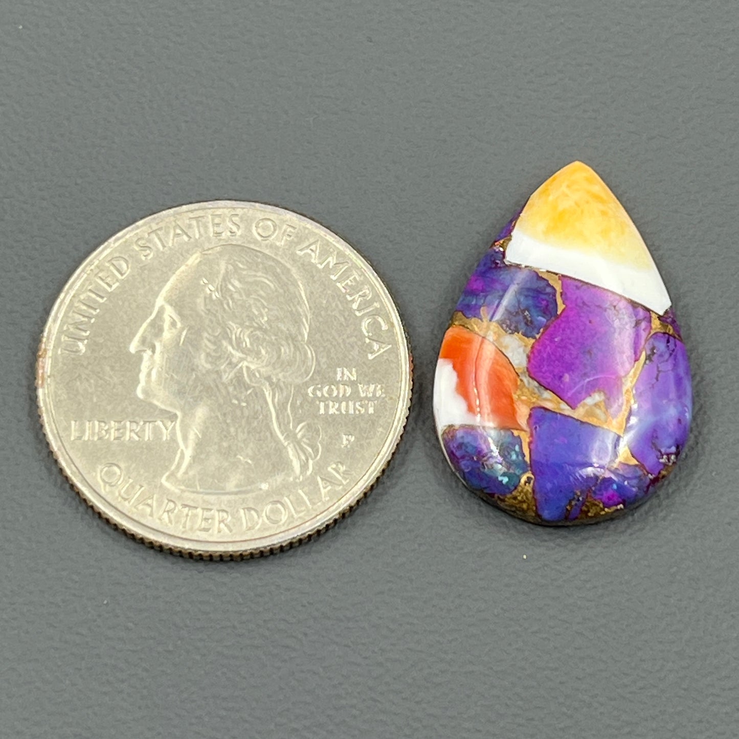 Kingman Purple Oyster Mohave - Loose Cab - Teardrop