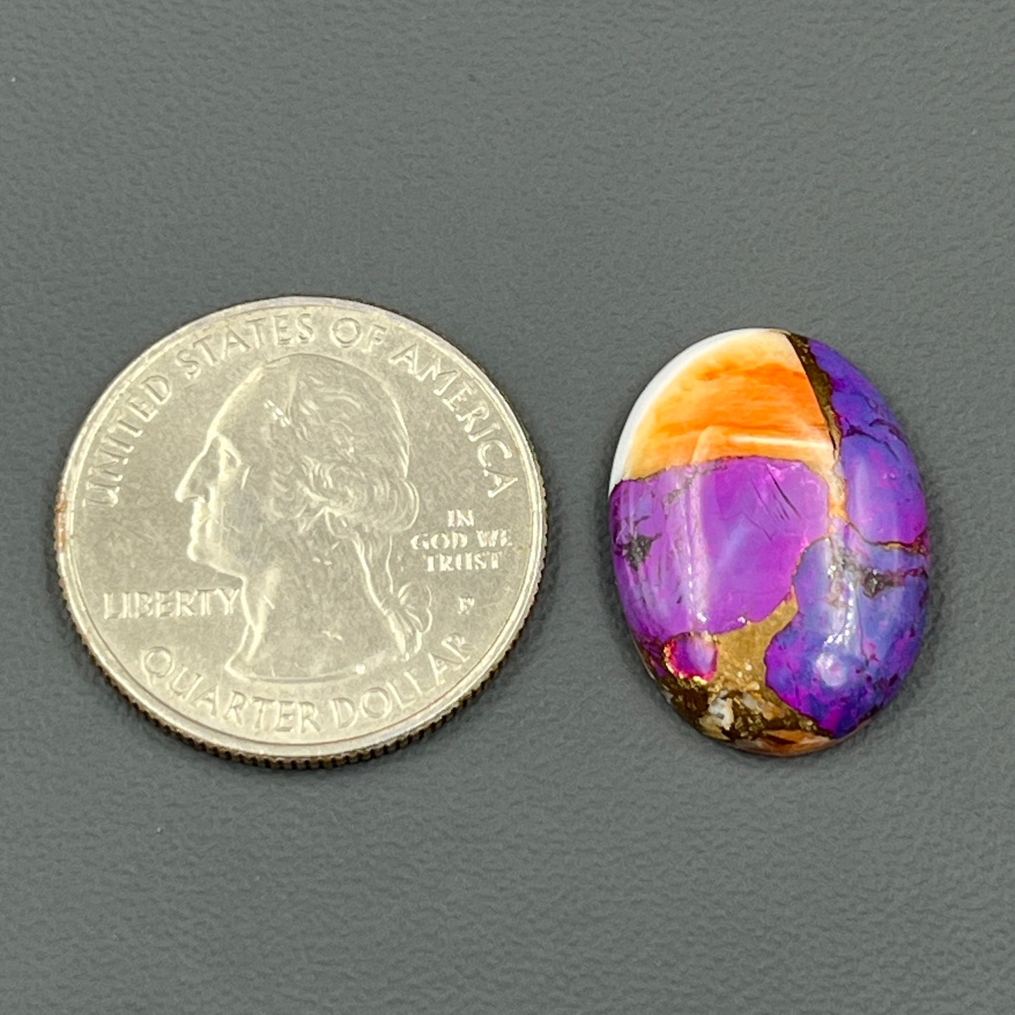 Kingman Purple Oyster Mohave - Loose Cab - Oval