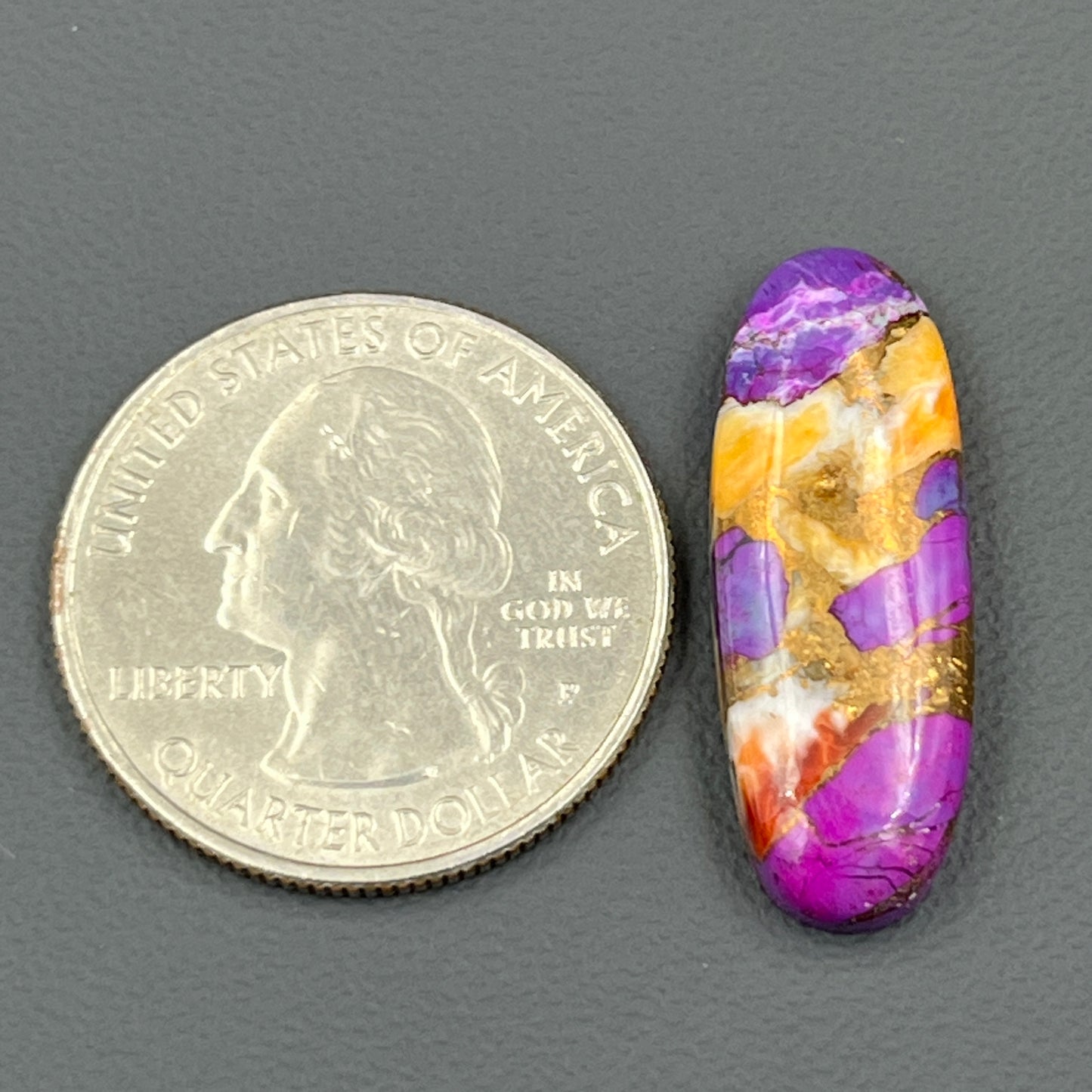 Kingman Purple Oyster Mohave - Loose Cab - Oval