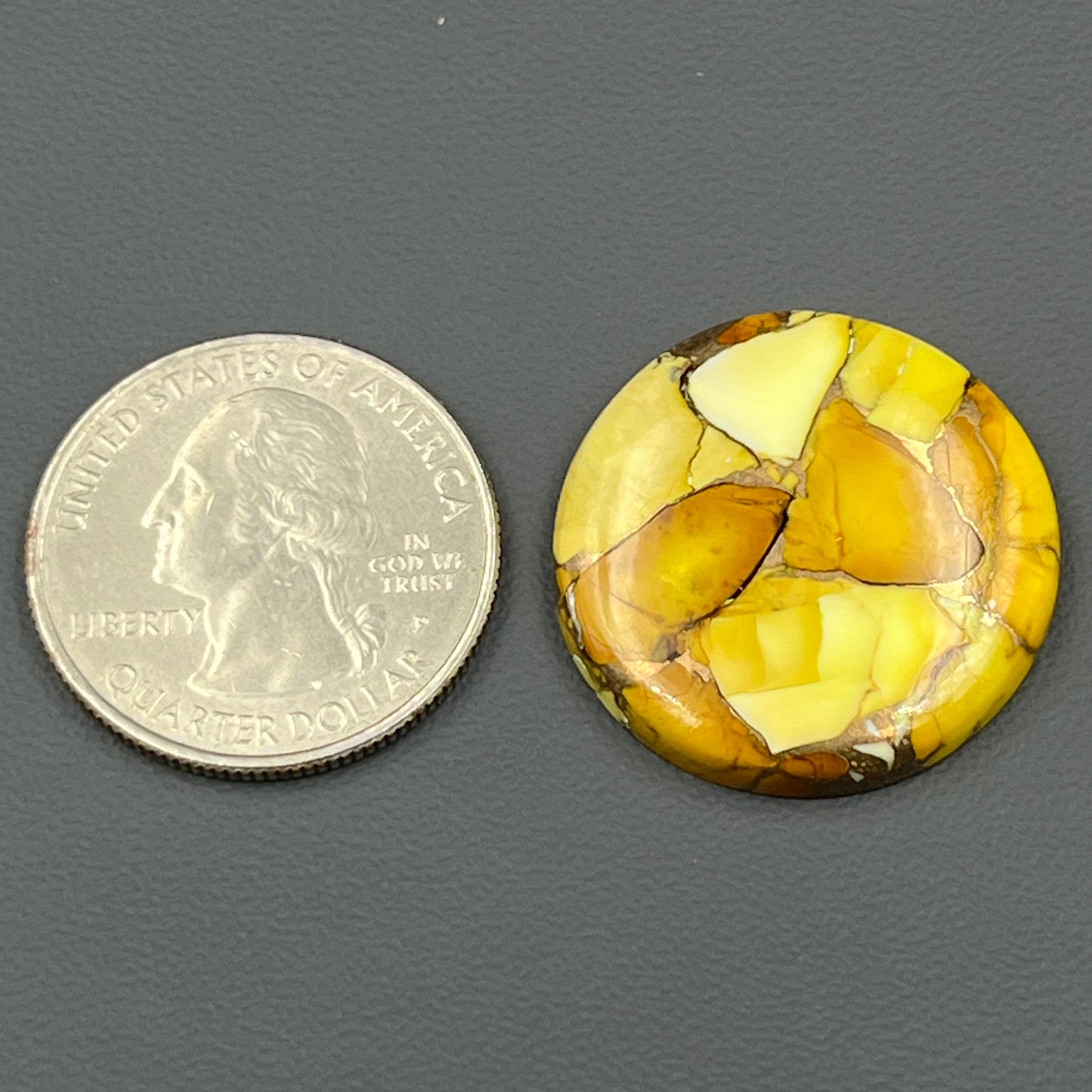 Kingman Honey Dahlia - Loose Cab - Round