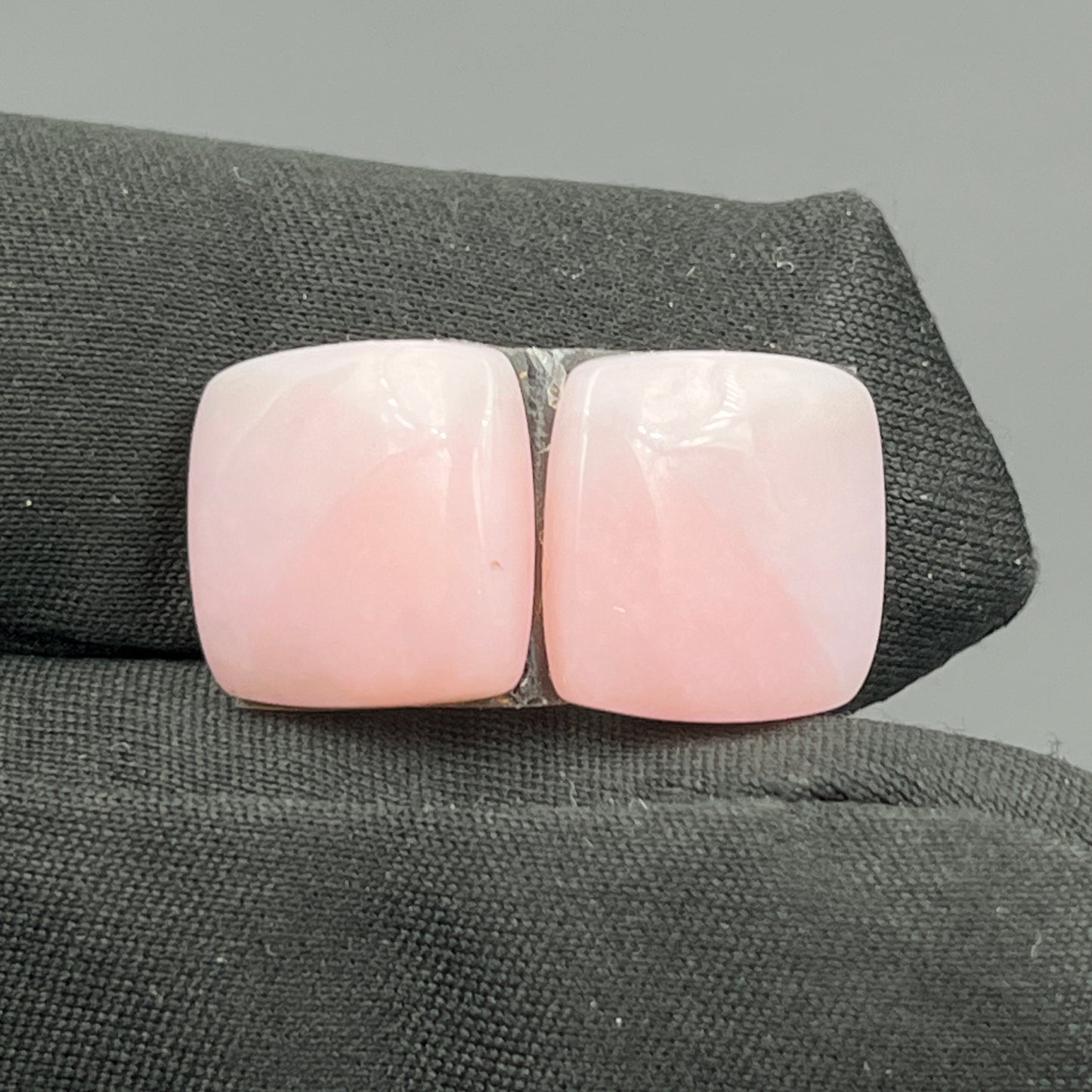 Natural Pink Opal- Matching Pairs - Cushion