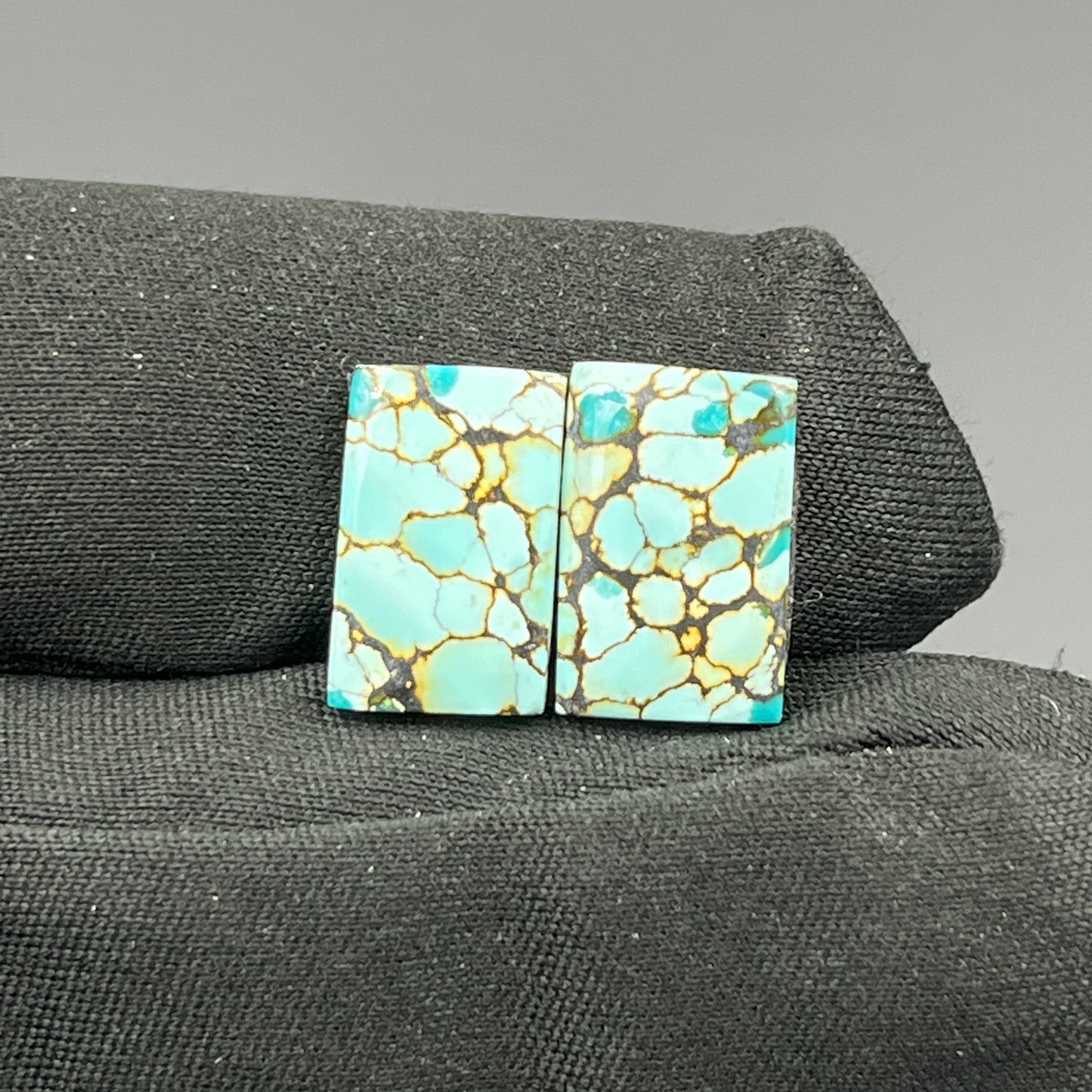 Hubei Turquoise - Matching Pairs - Baguette