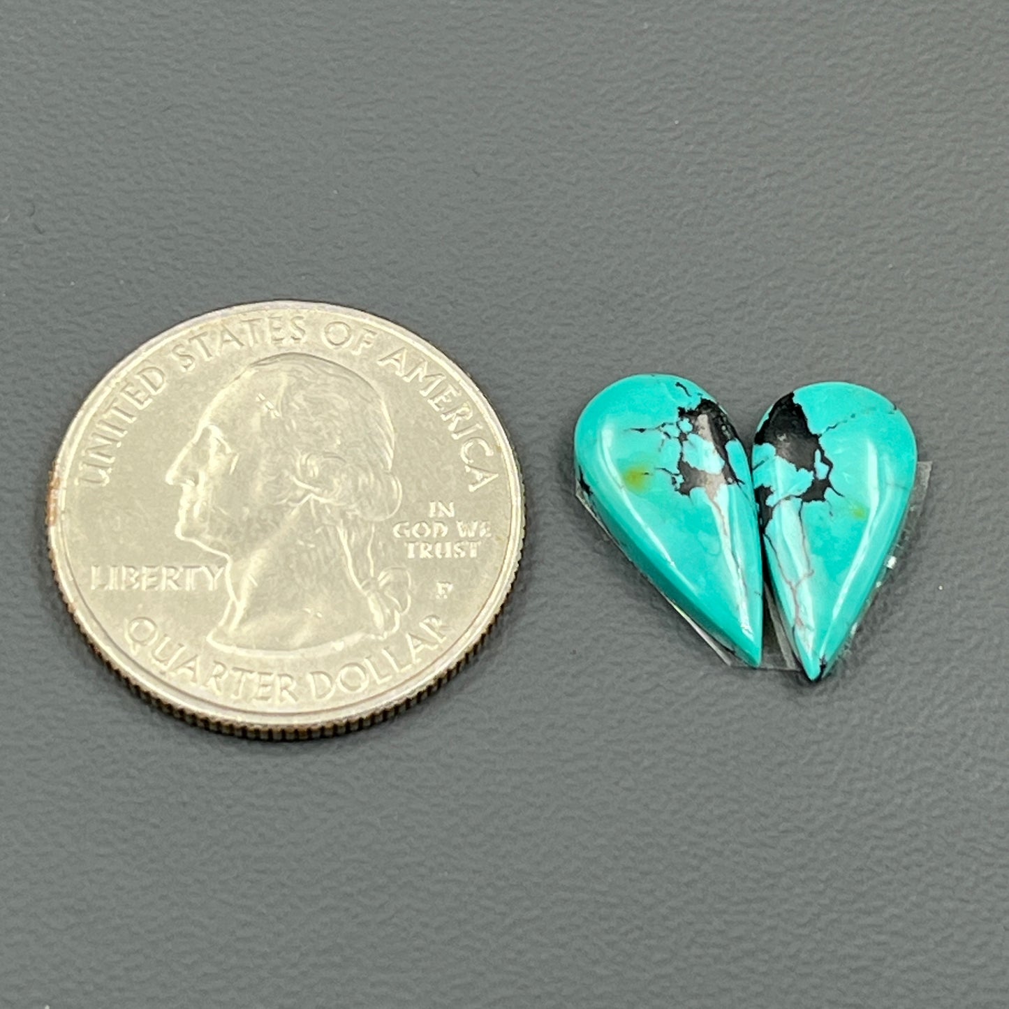 Hubei Turquoise - Matching Pairs - Teardrop