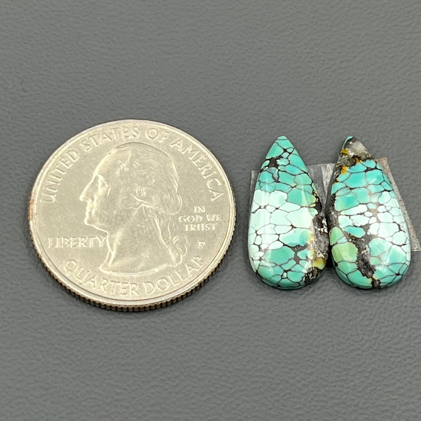 Hubei Turquoise - Matching Pairs - Teardrop