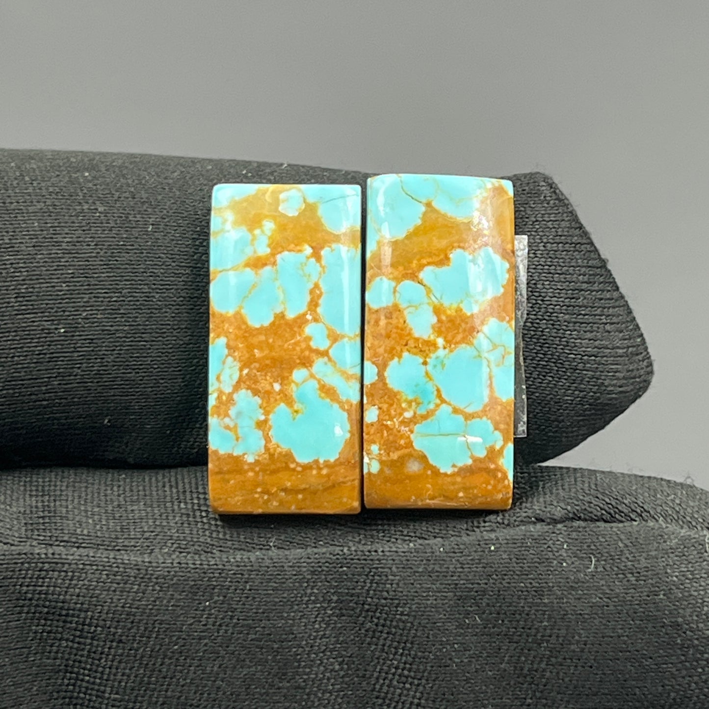 Number #8 Turquoise - Matching Pairs - Baguette