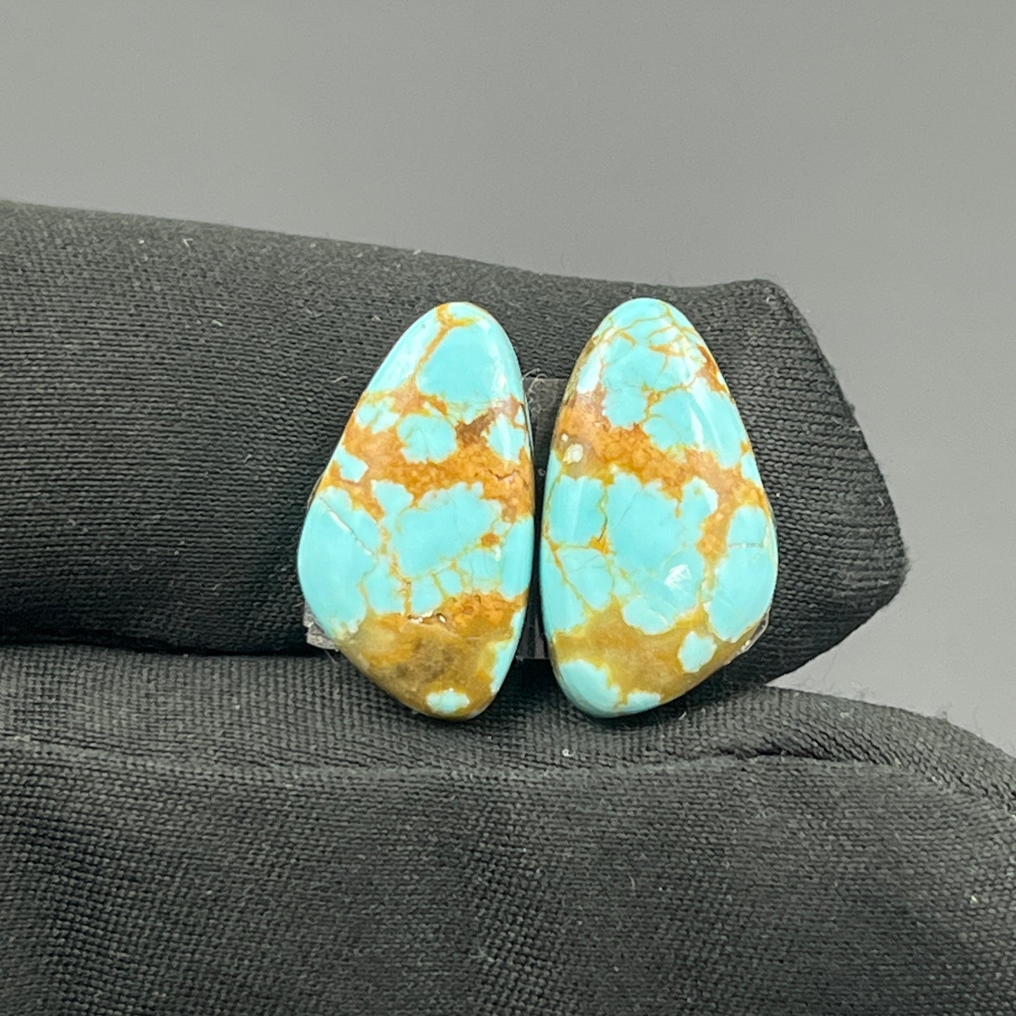 Number #8 Turquoise - Matching Pairs - Tumble