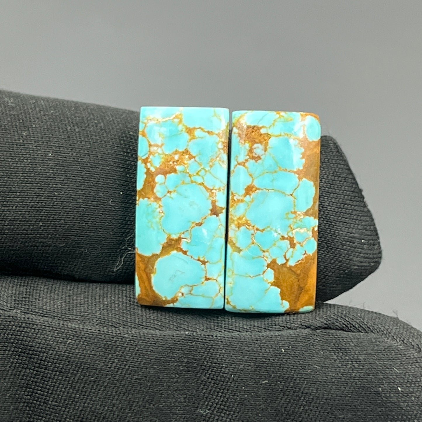 Number #8 Turquoise - Matching Pairs - Baguette