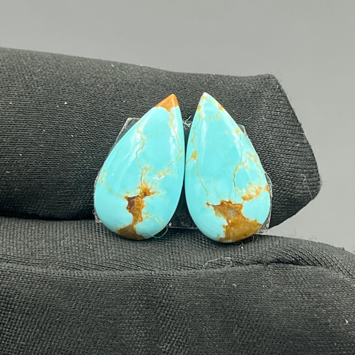 Number #8 Turquoise - Matching Pairs - Teardrop