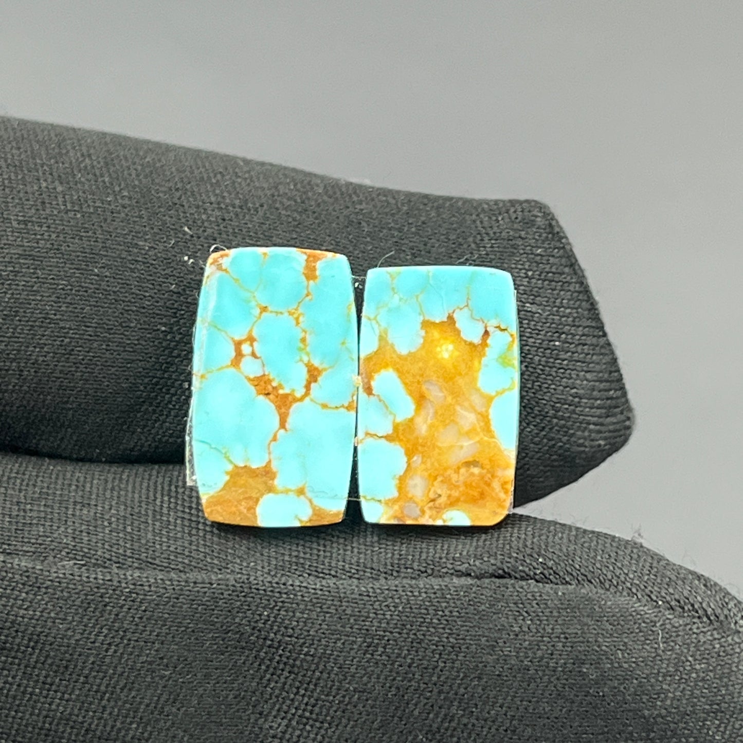 Number #8 Turquoise - Matching Pairs - Baguette