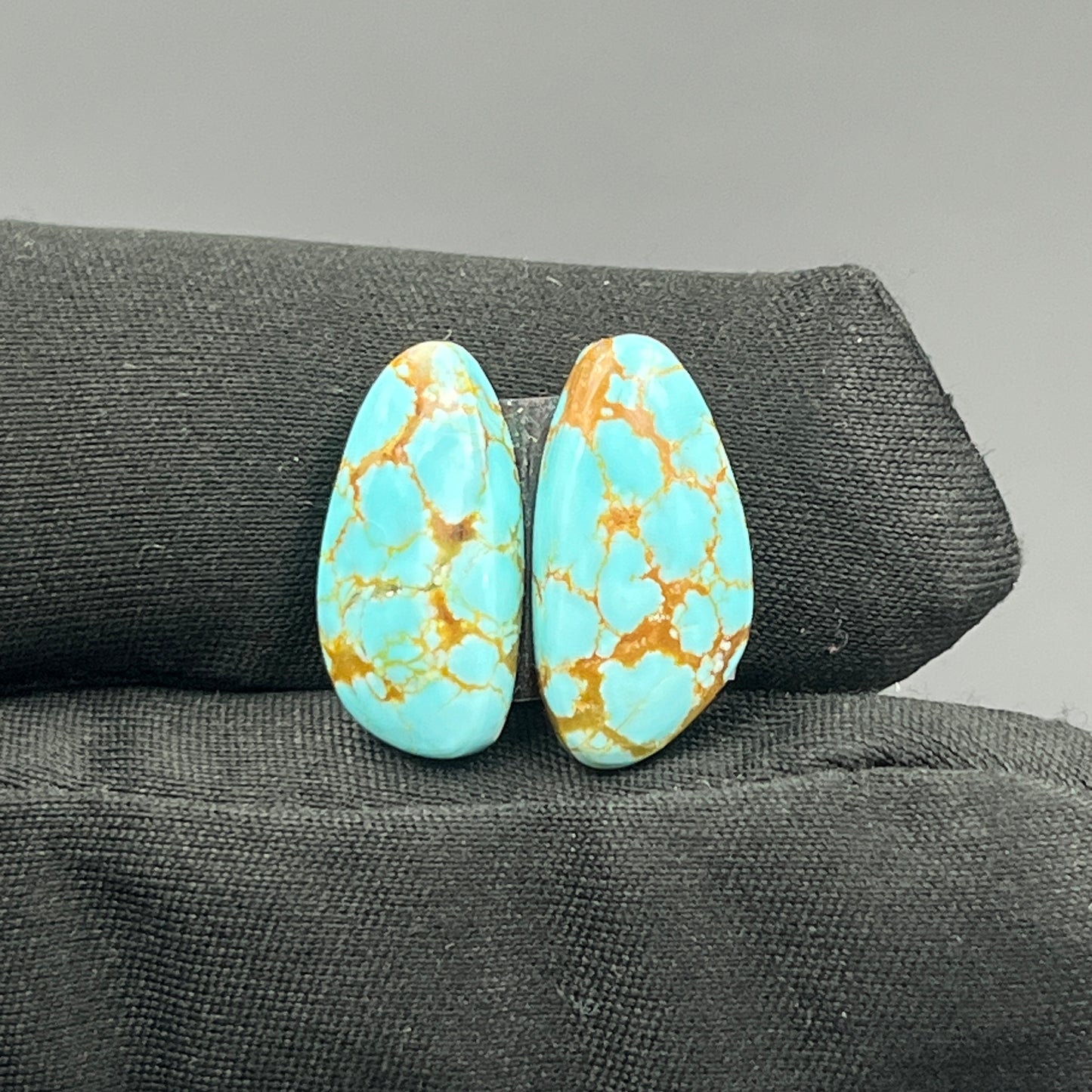 Number #8 Turquoise - Matching Pairs - Tumble