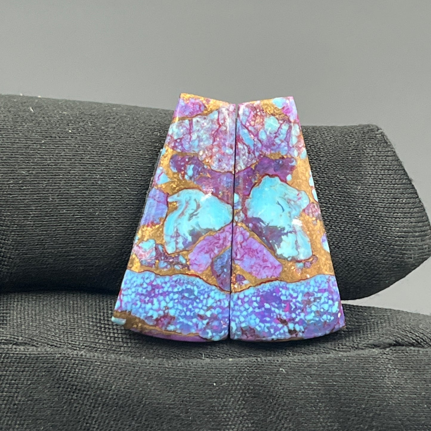 Kingman Purple Turquoise Mohave- Matching Pairs - Tumble
