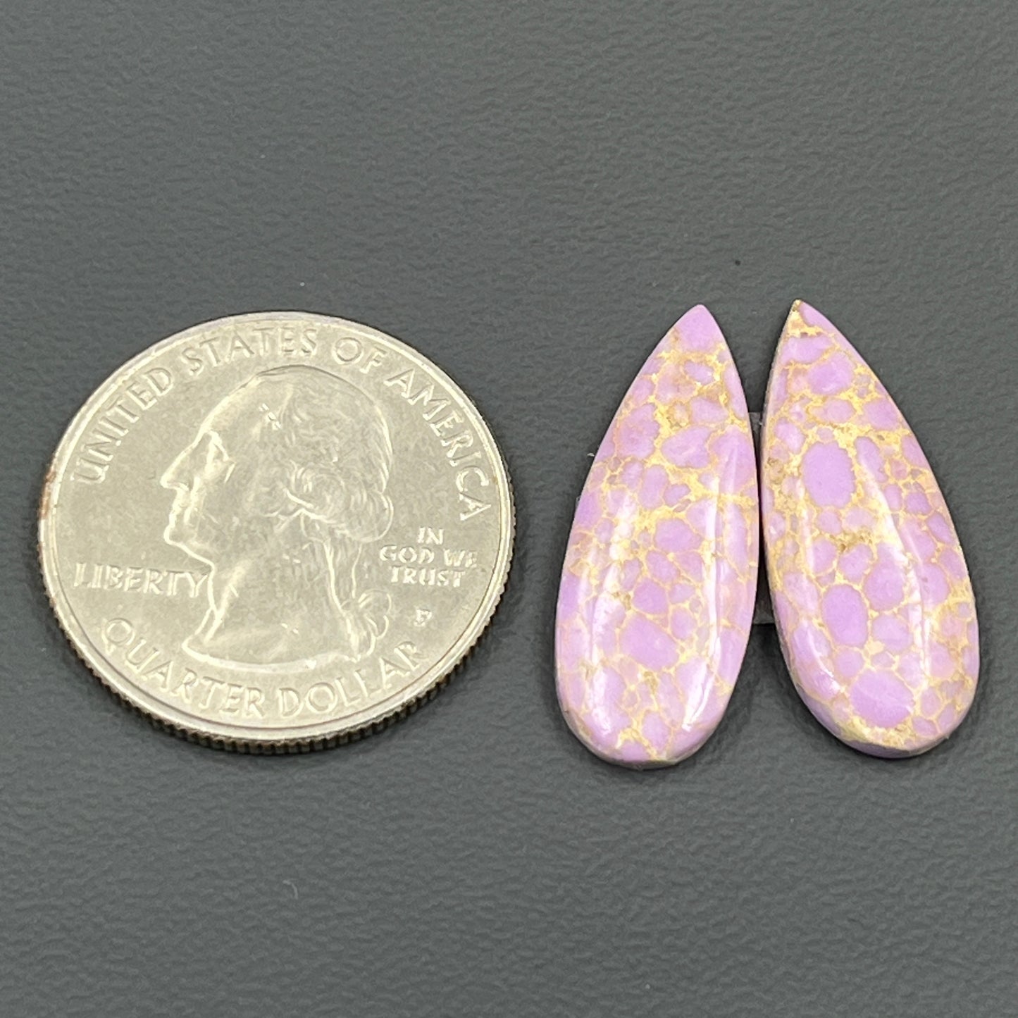 Phosphosiderite- Matching Pairs - Teardrop