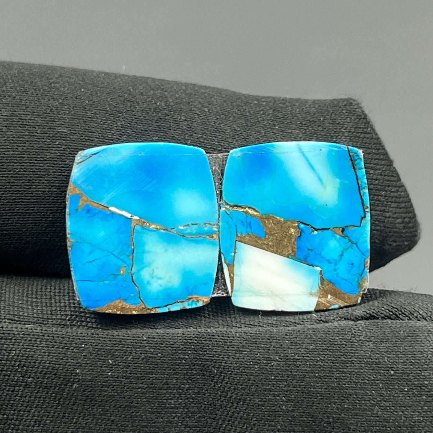 Kingman Ice Blue Dahlia - Matching Pairs - Cushion