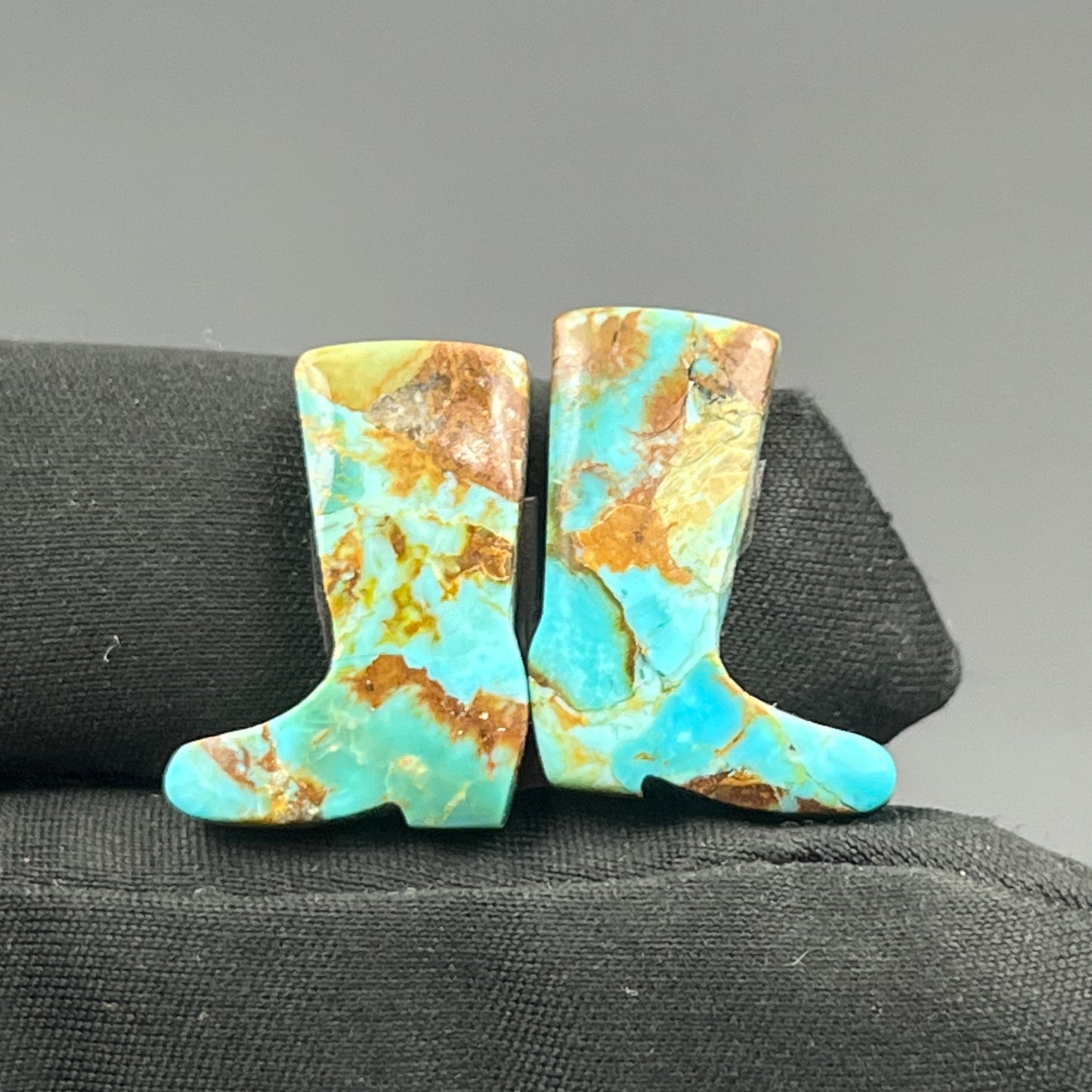Kingman Turquoise Mohave- Matching Pairs - Boots