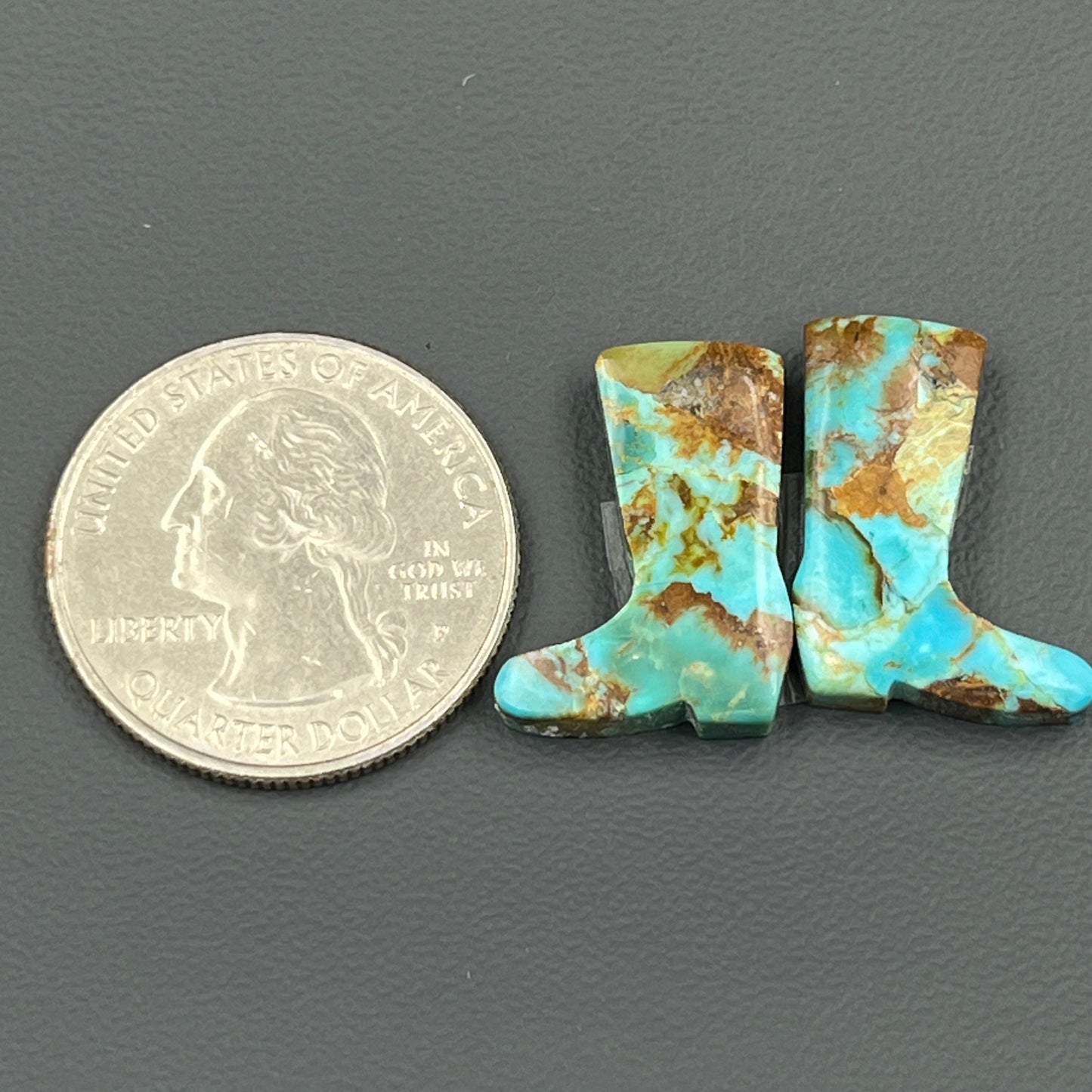 Kingman Turquoise Mohave- Matching Pairs - Boots