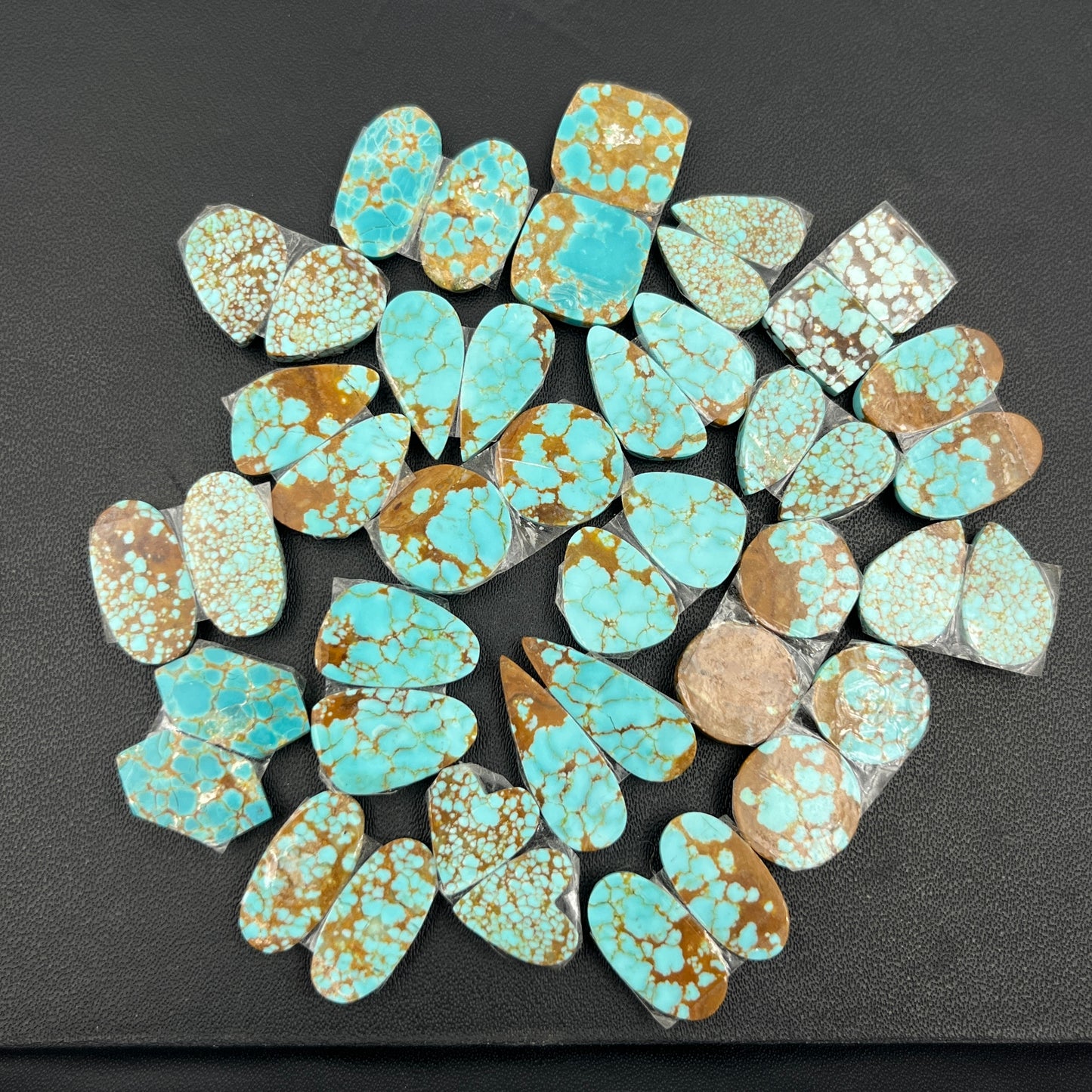 Number #8 Turquoise - Matching Pairs - Wholesale Lot - 22 Pairs