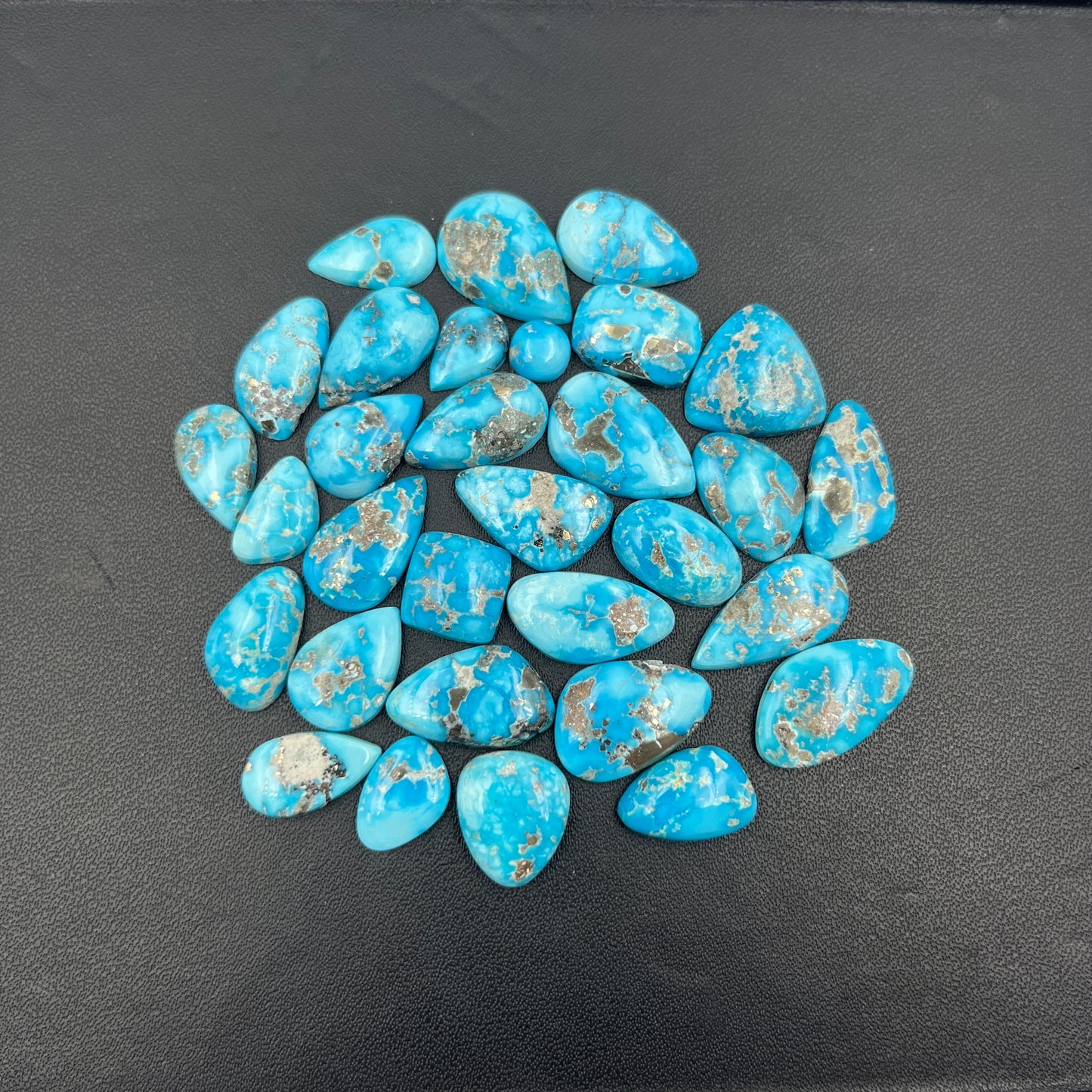 Blue Bird Turquoise - Loose Cabs - Wholesale Lot - 31 Pcs