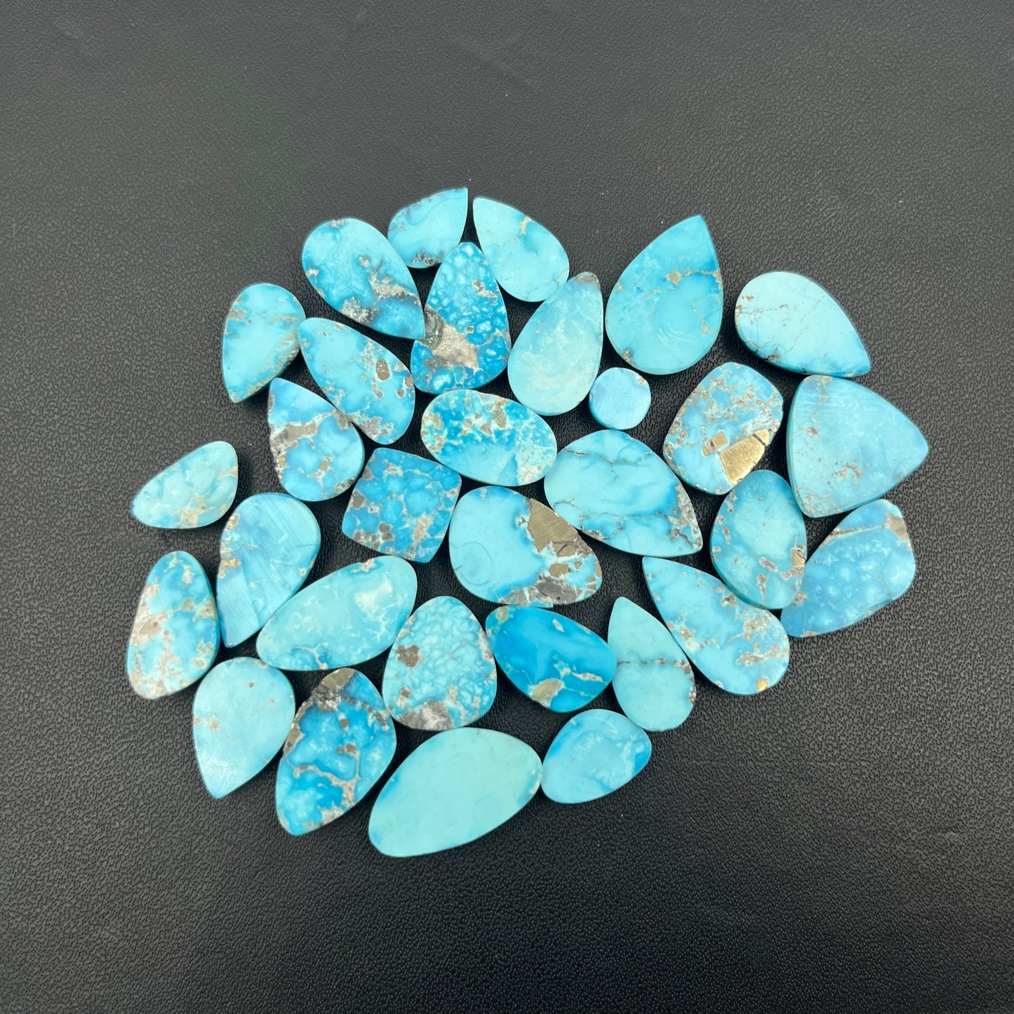 Blue Bird Turquoise - Loose Cabs - Wholesale Lot - 31 Pcs