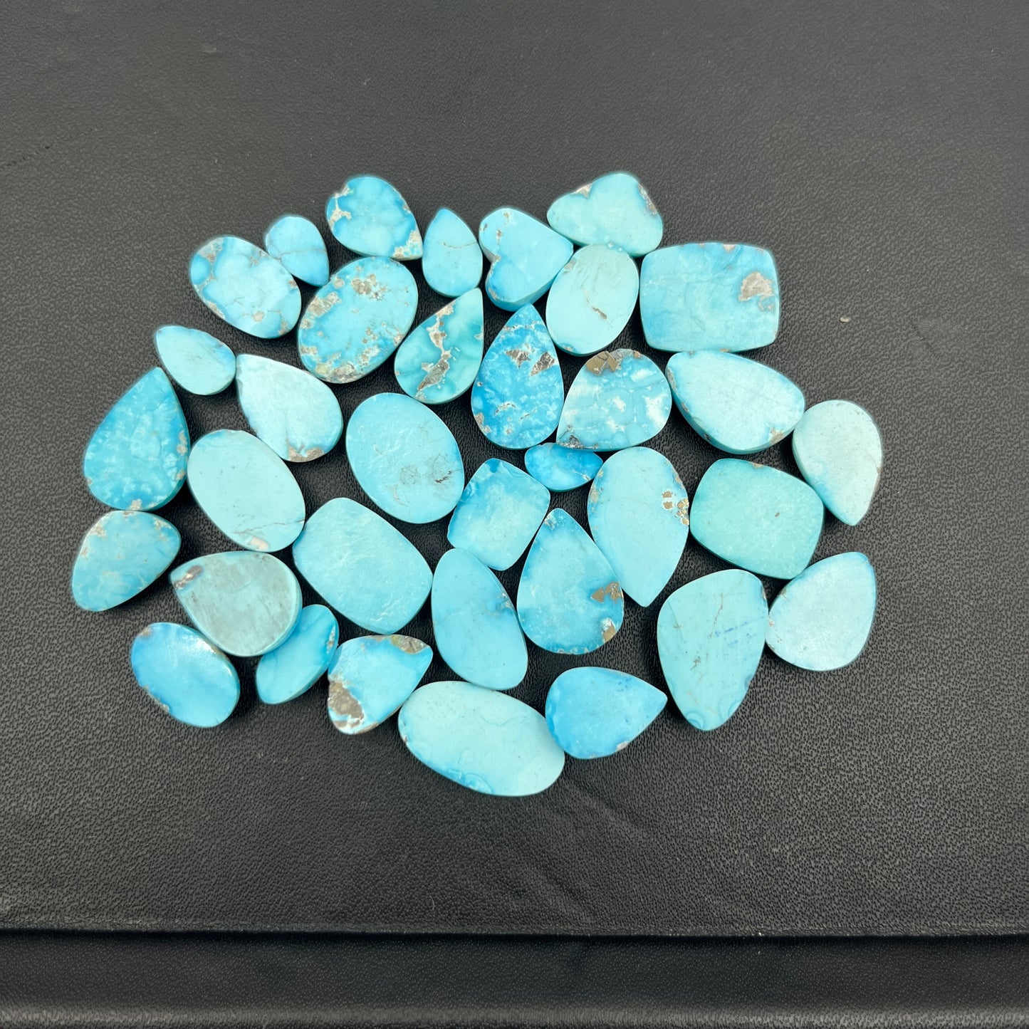 Blue Bird Turquoise - Loose Cabs - Wholesale Lot - 35 Pcs