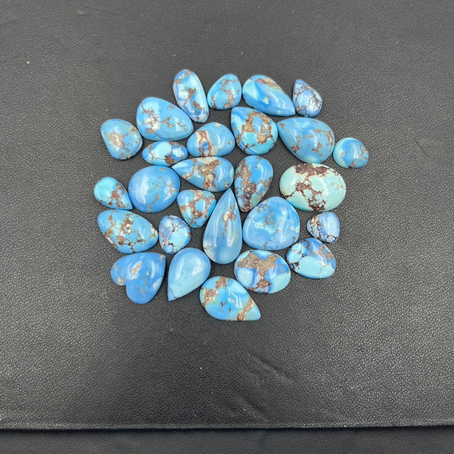 Top Quality Golden Hill Turquoise - Wholesale Lot - 27 Pcs