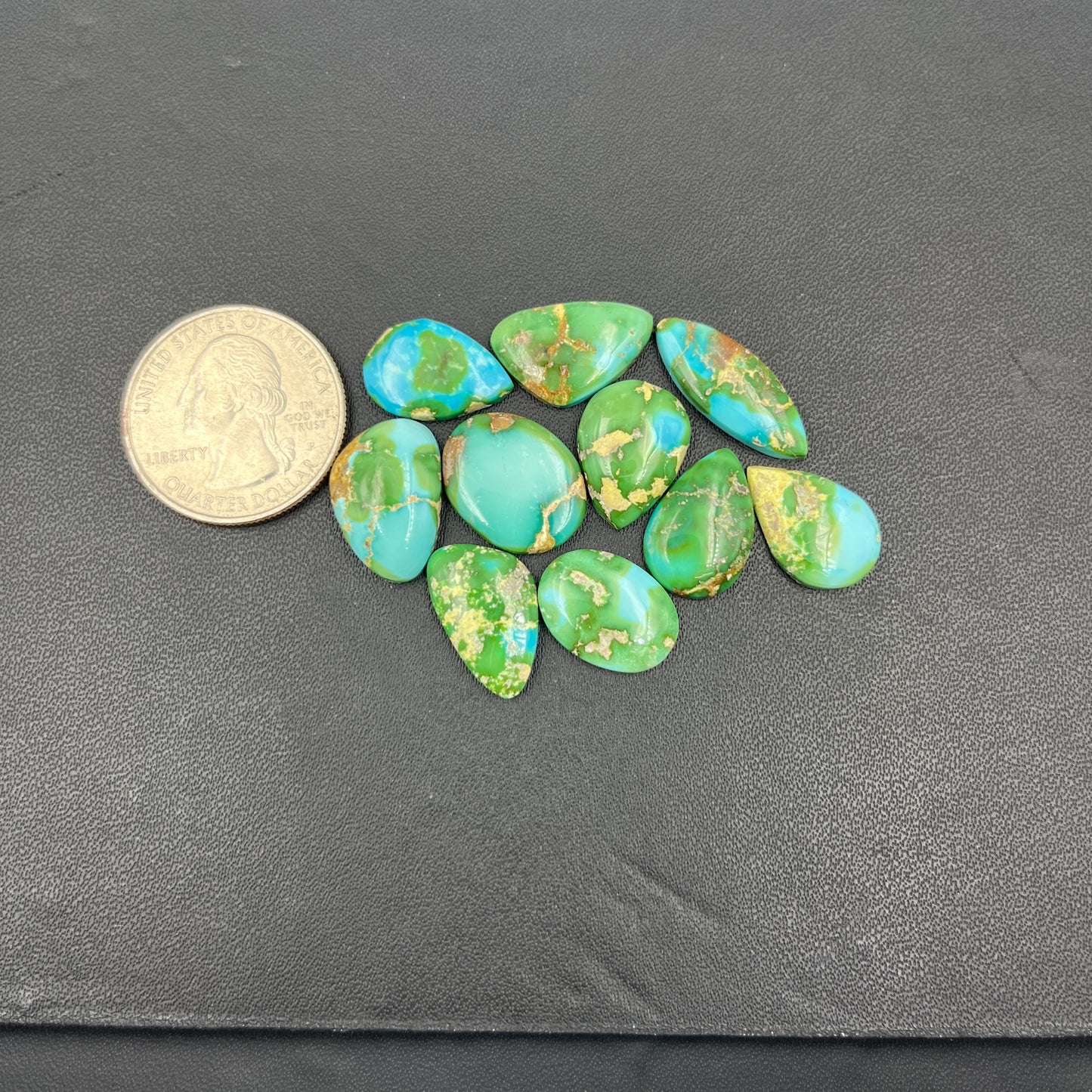 Sonoran Mountain Turquoise - Loose Cab Wholesale Lot - 10 Pcs