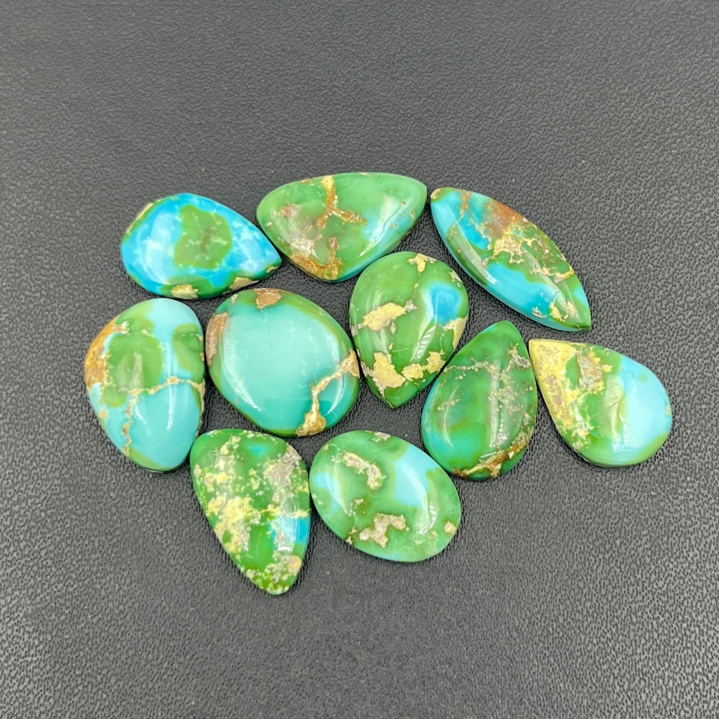 Sonoran Mountain Turquoise - Loose Cab Wholesale Lot - 10 Pcs