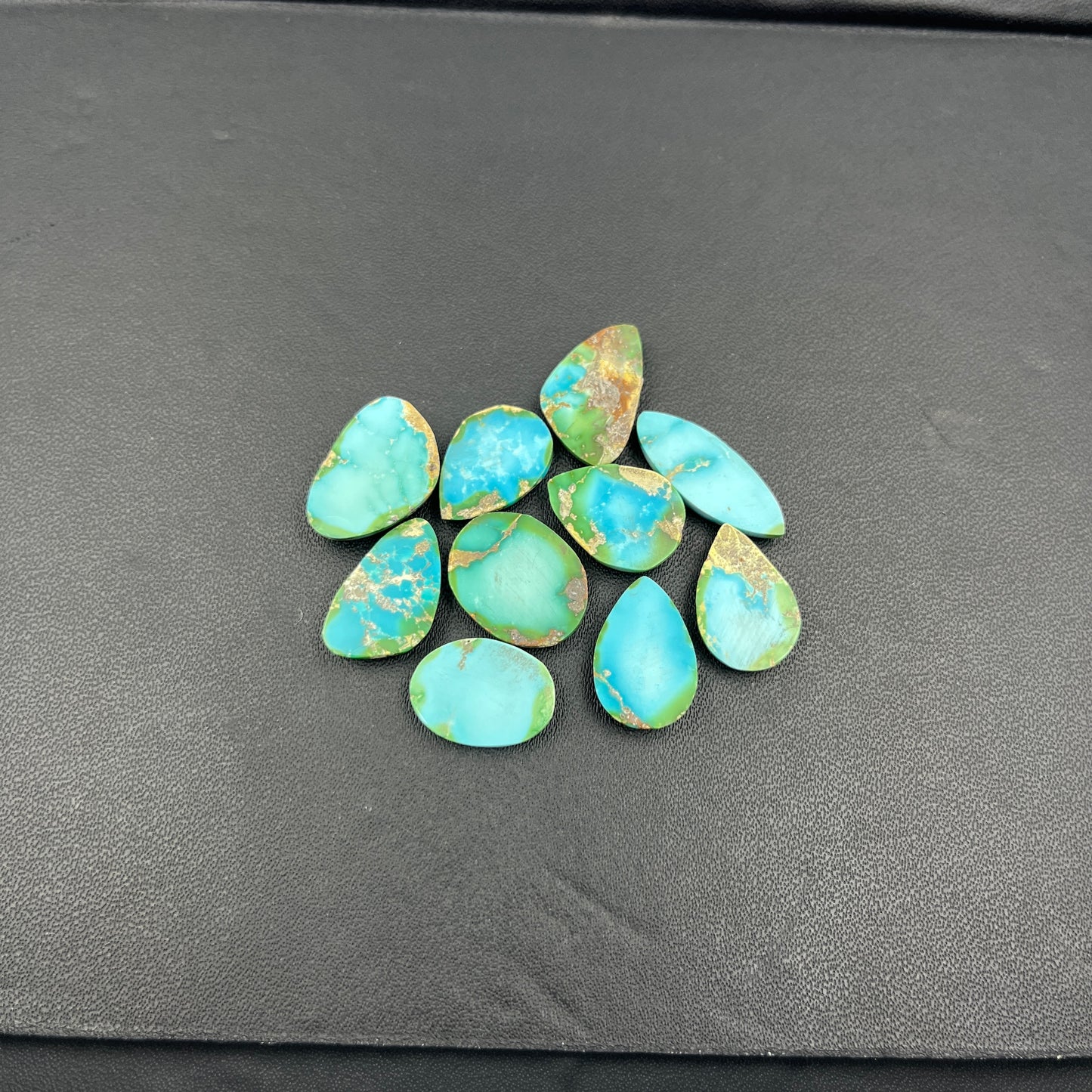 Sonoran Mountain Turquoise - Loose Cab Wholesale Lot - 10 Pcs
