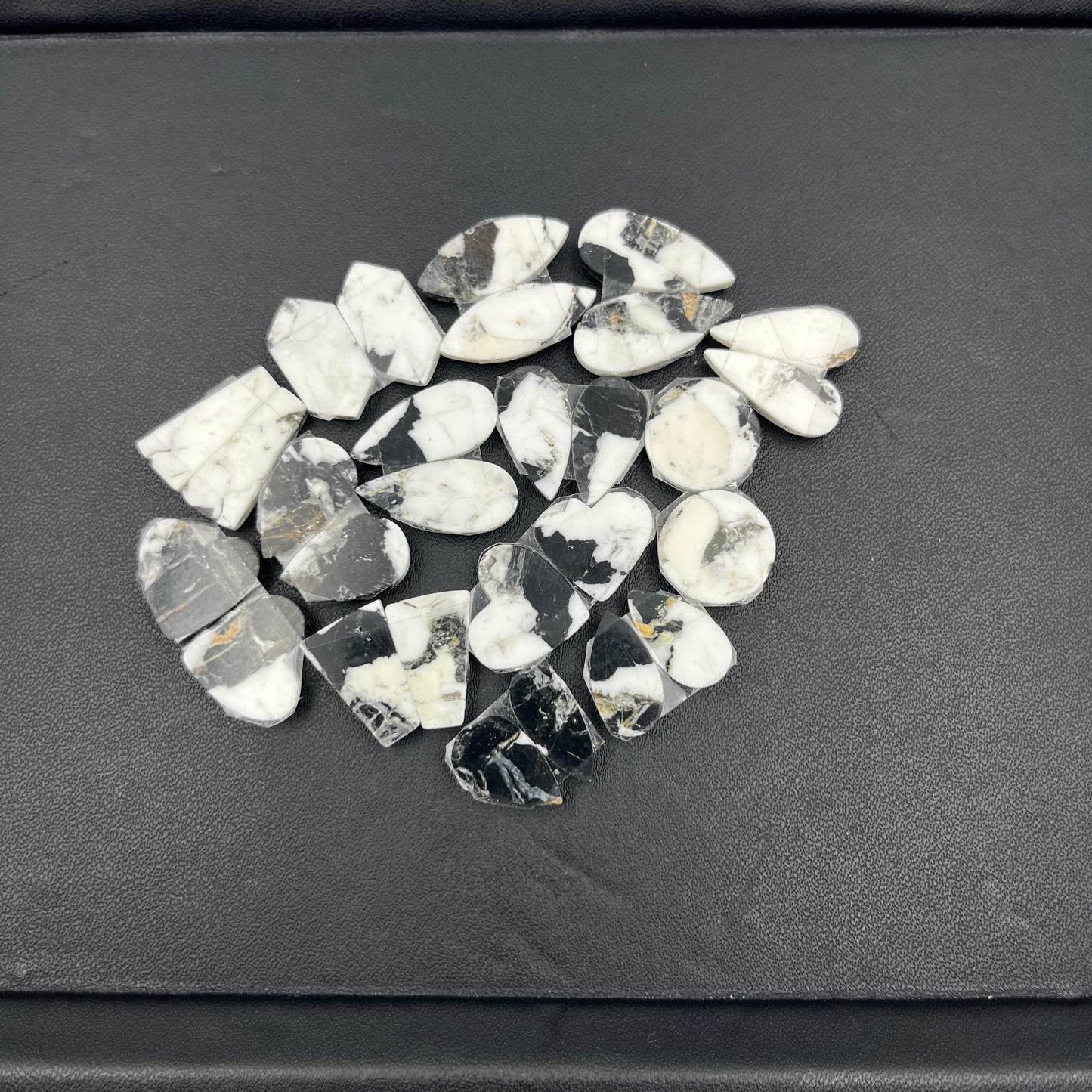 White Buffalo Turquoise - Matching Pairs - Wholesale Lot - 14 Pairs