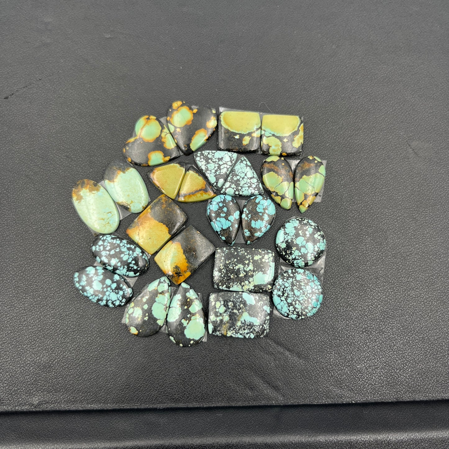 Hubei Turquoise - Matching Pairs Wholesale Lot - 12 Pairs