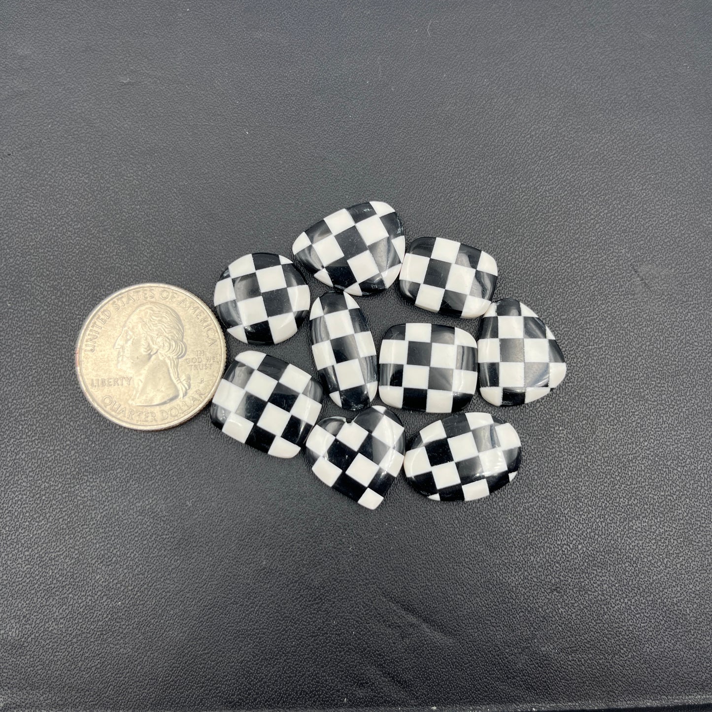 Black & White Checker - Loose Cab Wholesale Lot - 09 Pcs