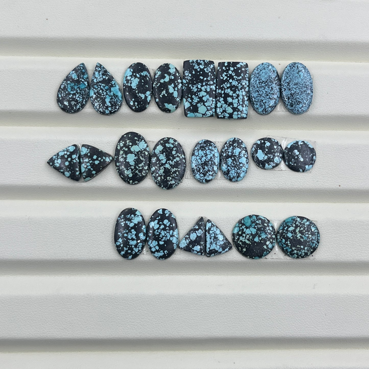 Hubei Turquoise - Matching Pairs Wholesale Lot - 11 Pairs