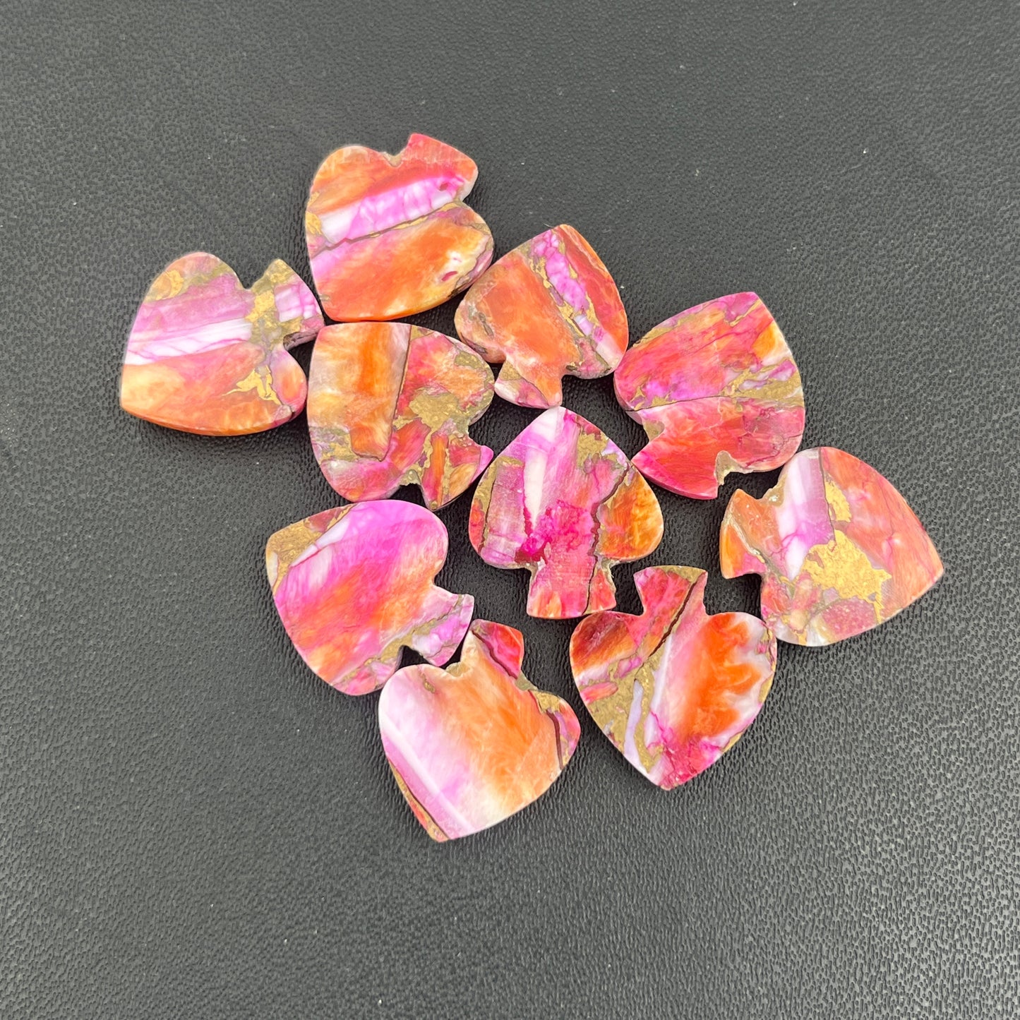 Kingman Star Burst Mohave - Loose Cabs - Wholesale Lot - 10 Pcs