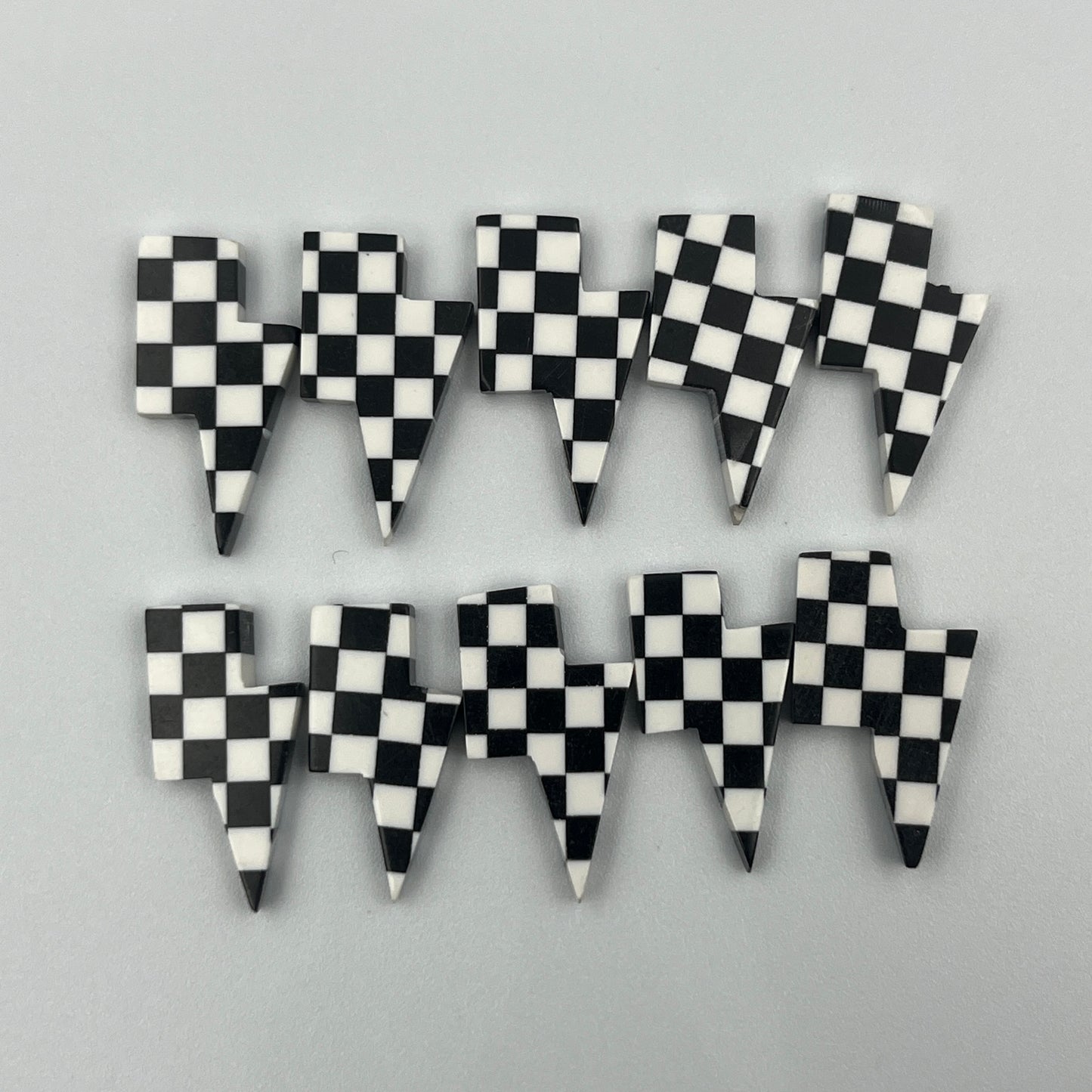 Black & White Checker Board - Thunderbolt - Wholesale Lot - 10 Pcs