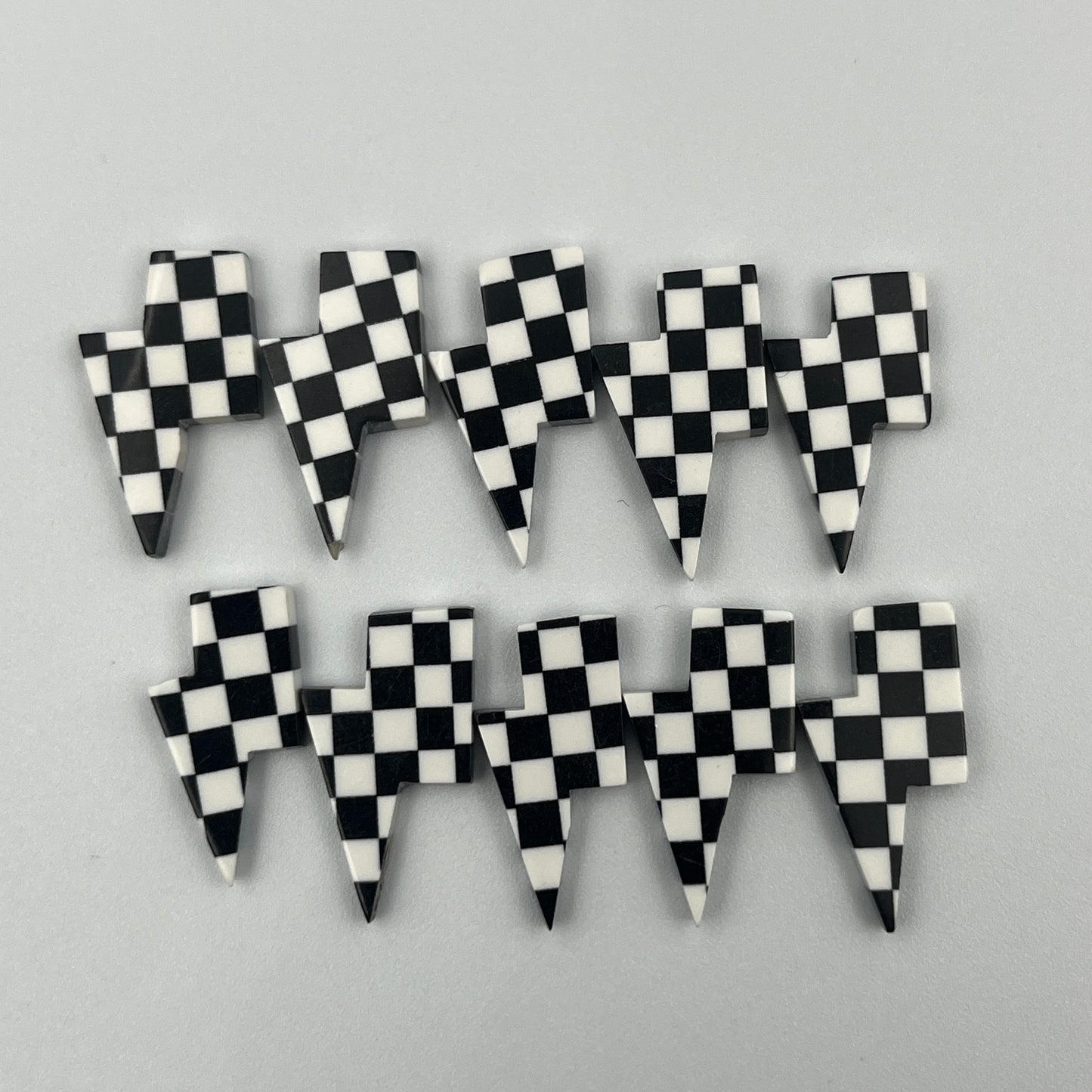 Black & White Checker Board - Thunderbolt - Wholesale Lot - 10 Pcs
